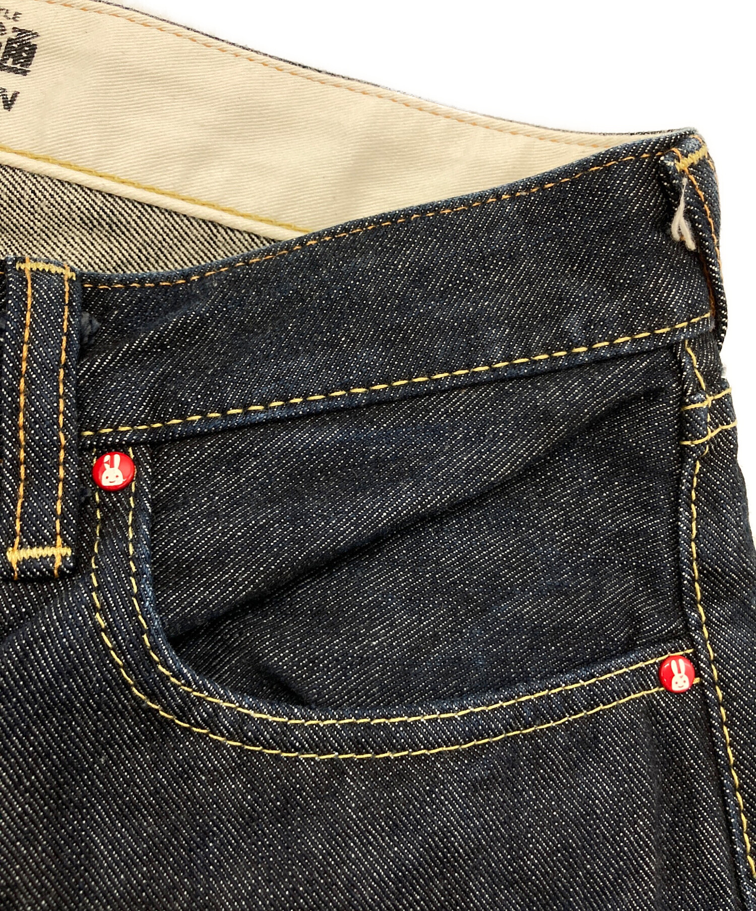中古・古着通販】CUNE (キューン) うさぎデニムパンツ インディゴ