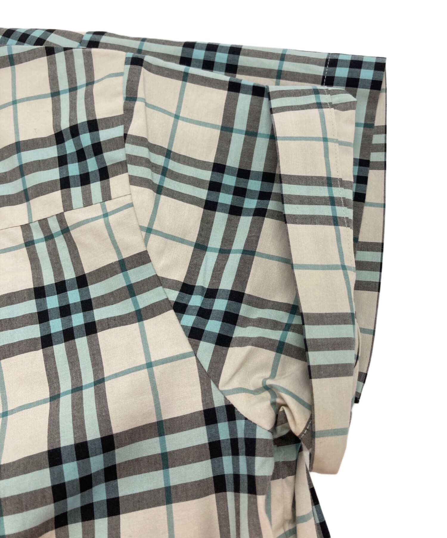 中古・古着通販】BURBERRY (バーバリー) フリルノヴァチェックオープン