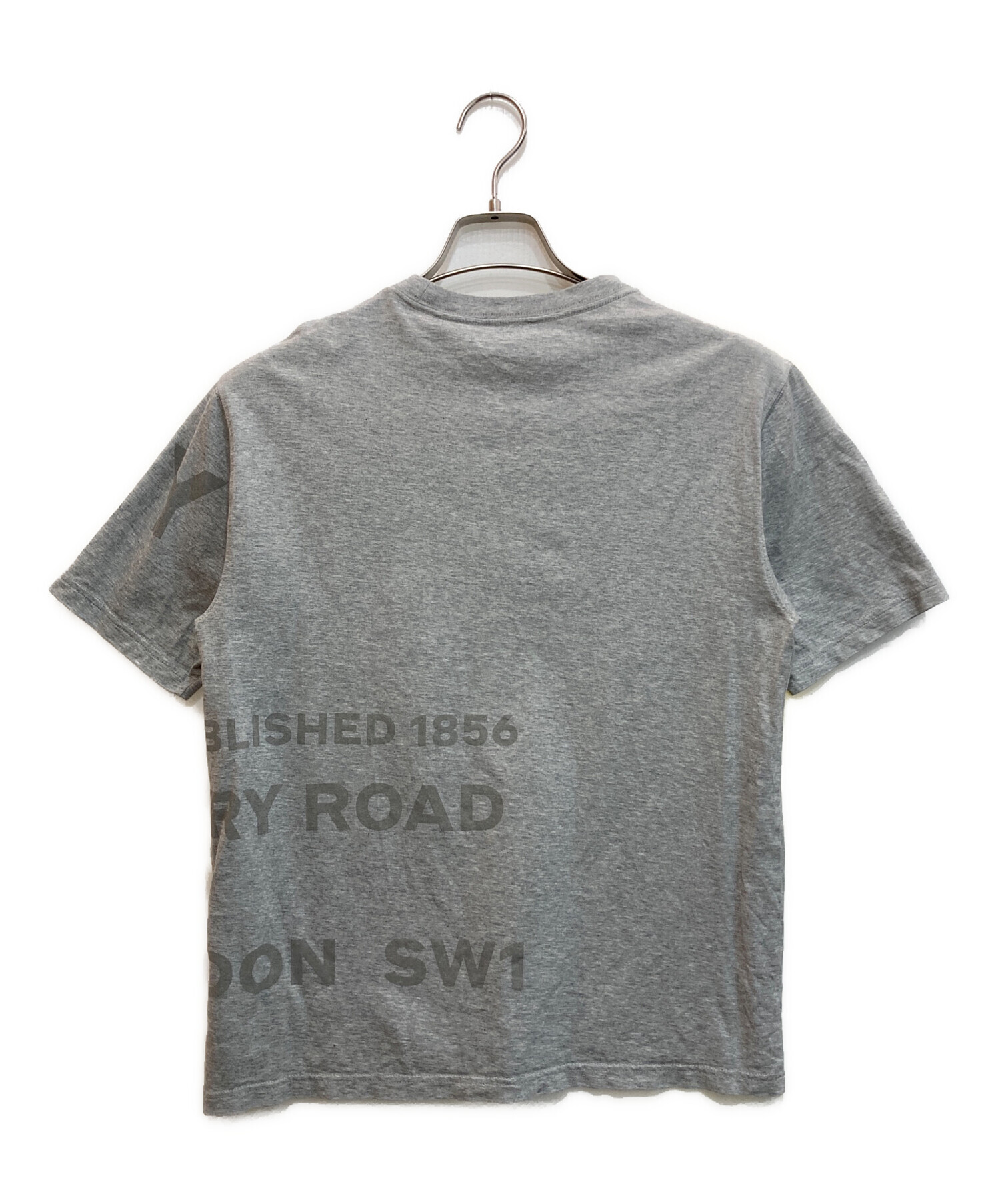 中古・古着通販】BURBERRY (バーバリー) プリントTシャツ グレー 