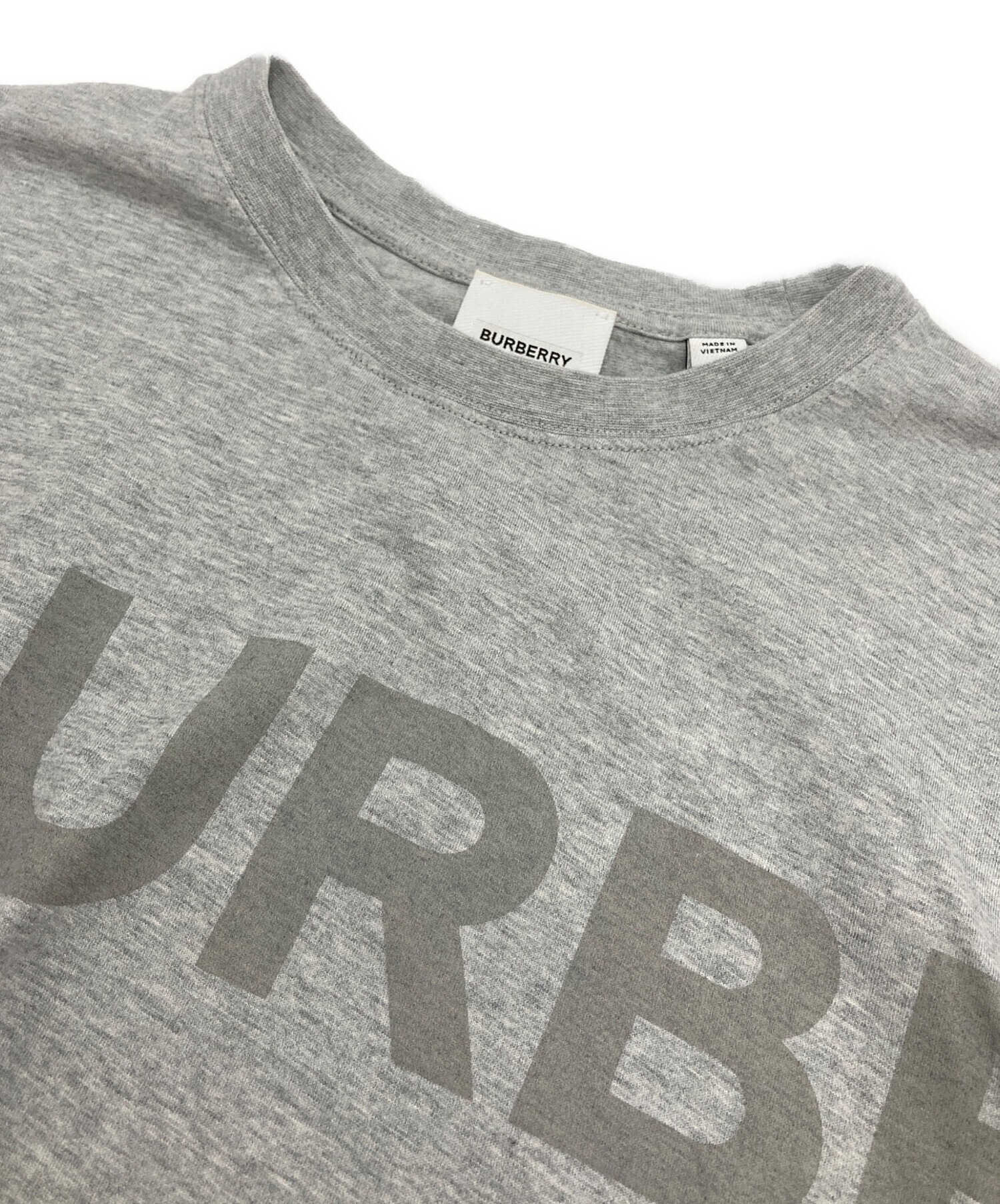 中古・古着通販】BURBERRY (バーバリー) プリントTシャツ グレー 
