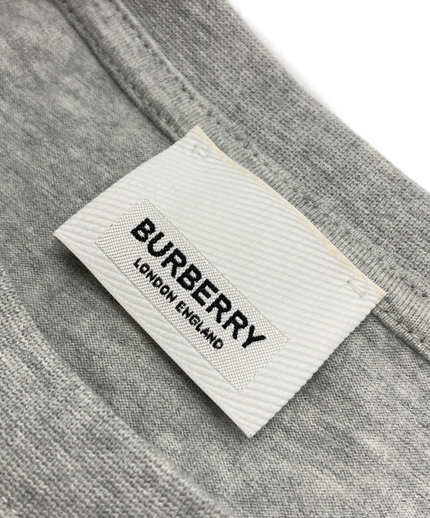 中古・古着通販】BURBERRY (バーバリー) プリントTシャツ グレー 