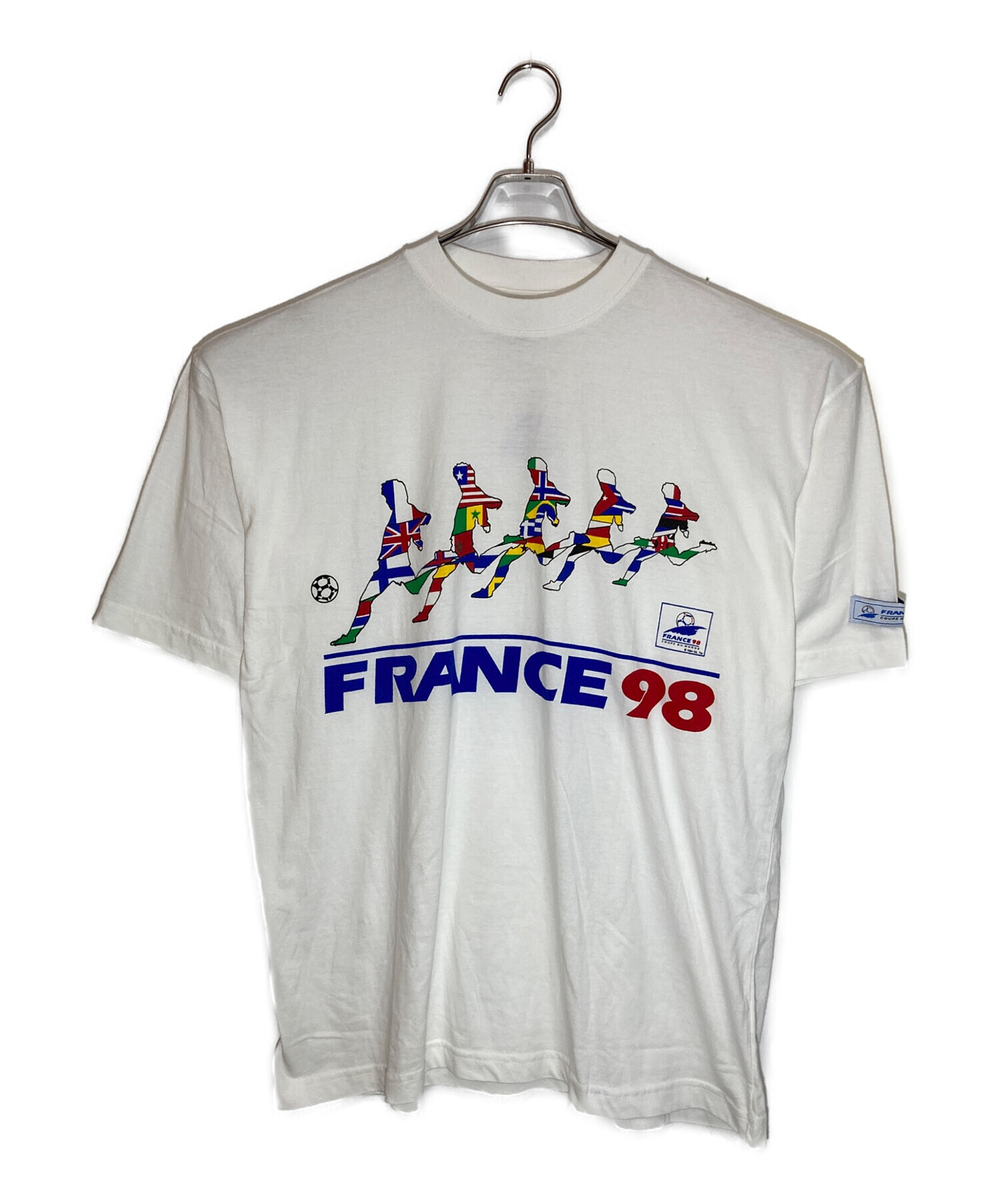 古着 80’s フットボール Tシャツ 白 中古・古着通販】- (-) オールドフットボールTシャツ ホワイト サイズ