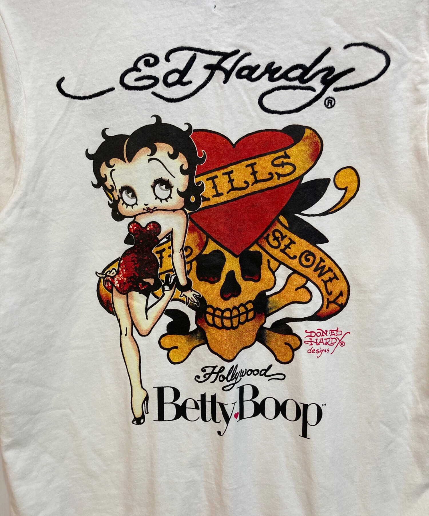 中古・古着通販】ED HARDY (エド ハーディー) プリントTシャツ