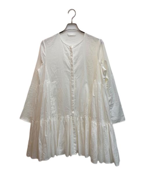 美品⭐︎Merlette シャツティアードドレス MARTEL 中古・古着通販】Merlette (マーレット) MARTEL ティアードドレス