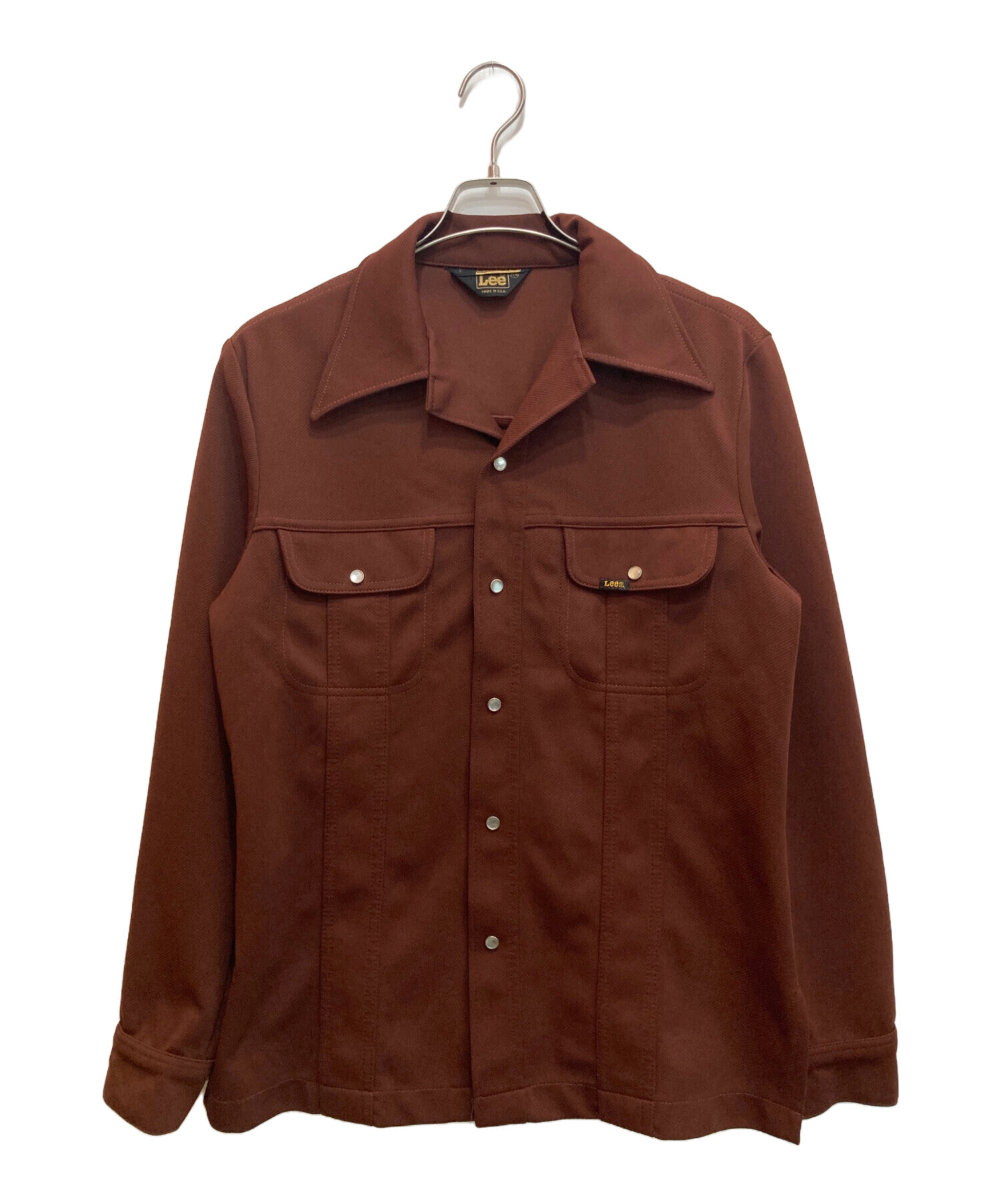 あ*ん様 Lee リーレザートラッカージャケットブラウン　38 中古・古着通販】LEE (リー) ツイルトラッカー ジャケット ブラウン
