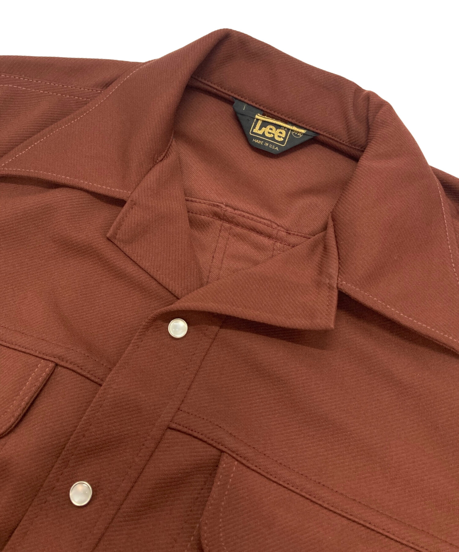 中古・古着通販】LEE (リー) ツイルトラッカー ジャケット ブラウン