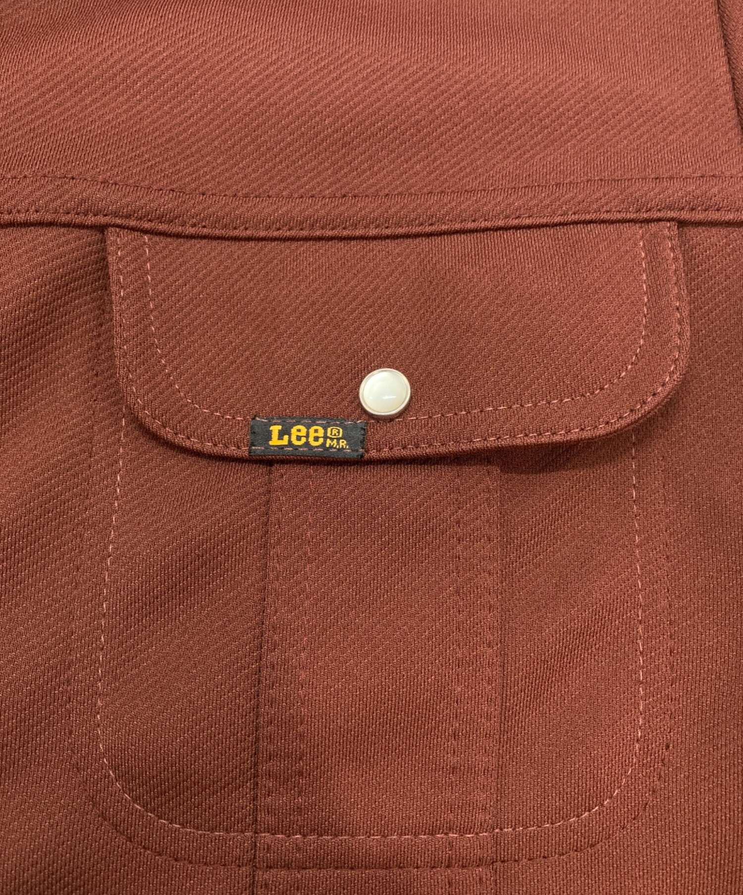 中古・古着通販】LEE (リー) ツイルトラッカー ジャケット ブラウン