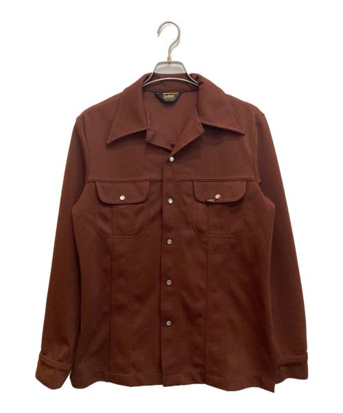 あ*ん様 Lee リーレザートラッカージャケットブラウン　38 ヴィンテージ EXPRESSO フランス製 ユーロ スエードレザー トラッカー