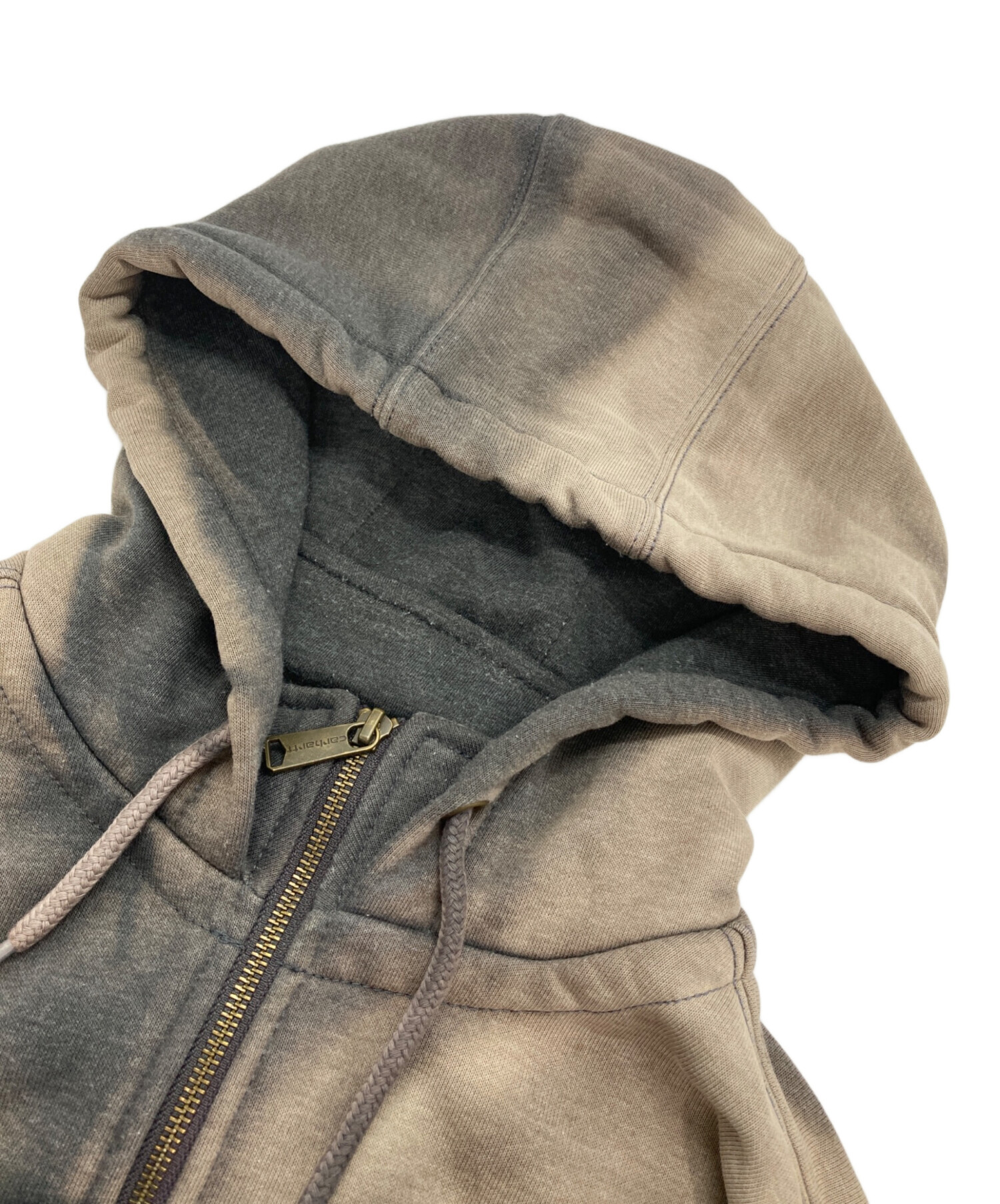 Carhartt フェードグレー ジップパーカー Sサイズ 中古・古着通販】CarHartt (カーハート) ミッドウェイトジップパーカー