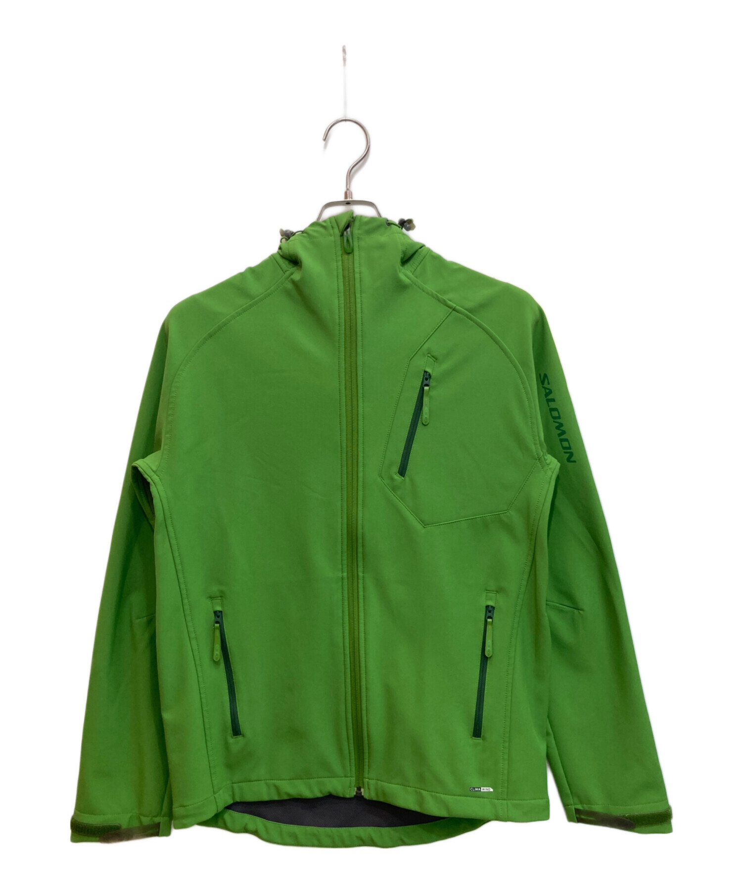中古・古着通販】SALOMON (サロモン) ソフトシェルジャケット グリーン 