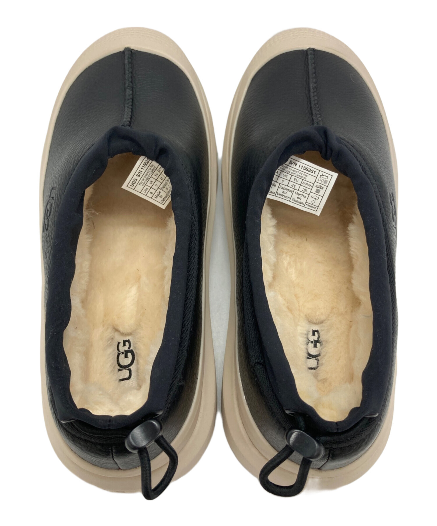 中古・古着通販】UGG (アグ) Tasman Weather Hybrid ブラック×ベージュ 