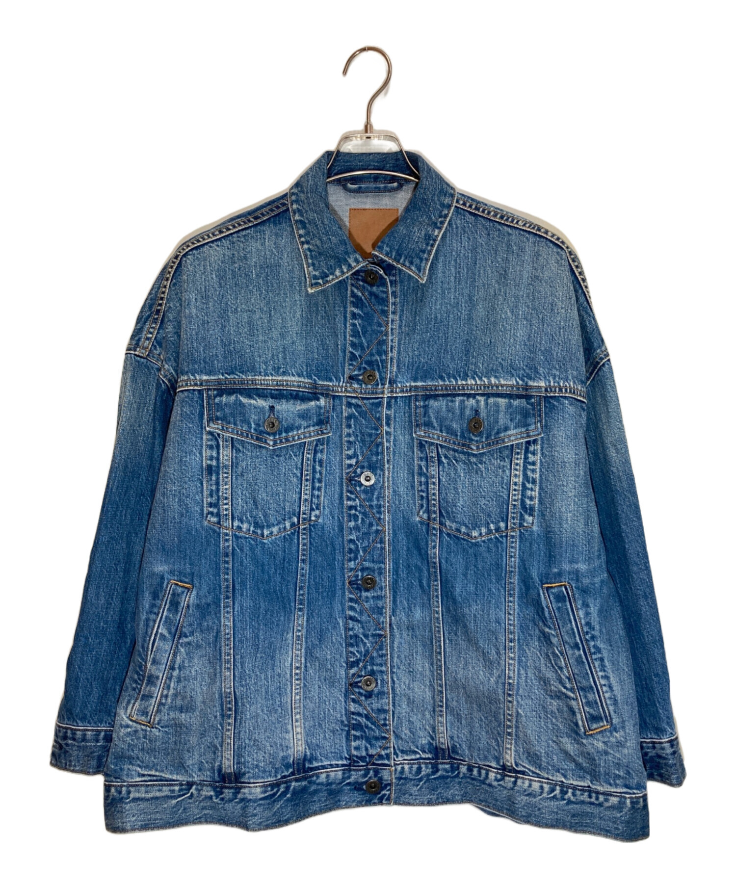 完売品　Spick & Span スピック&スパン　デニムジャケット　38 美品 中古・古着通販】5 1/2 Spick and Span (5 1/2 スピック＆スパン) OVER