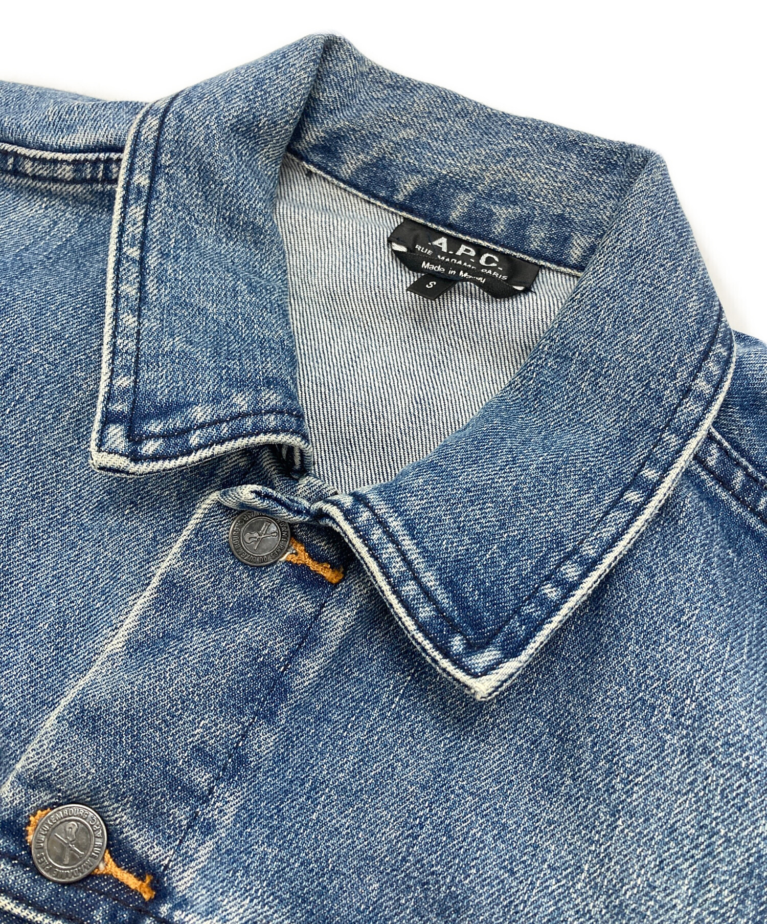 中古・古着通販】A.P.C. (アーペーセー) デニムジャケット インディゴ