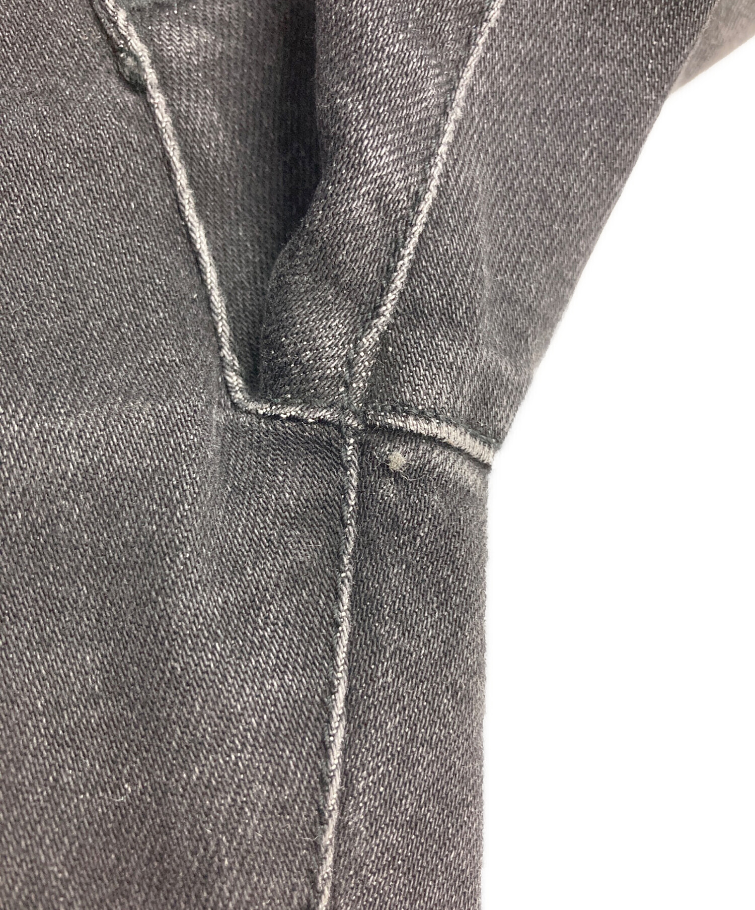 バルマン BALMAIN skinny ダメージ クラッシュデニム パンツ　30 BALMAIN（バルマン）SLIM BIKER JEANS (スリム ストレッチ バイカー
