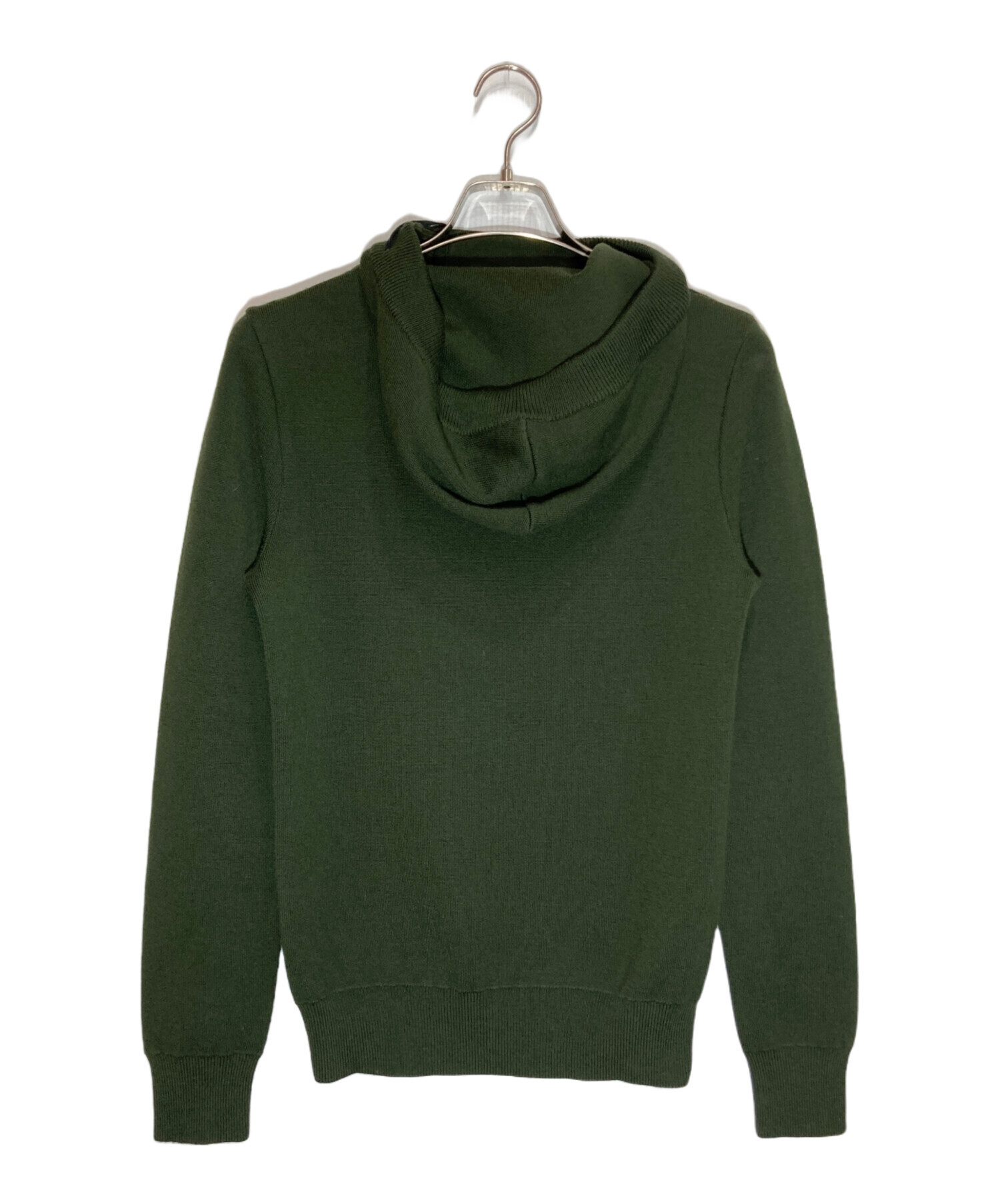 伊製！BALMAIN バルマン ヴィンテージ ノースリーブ スエットパーカー！ 中古・古着通販】BALMAIN (バルマン) ニットパーカー グリーン サイズ