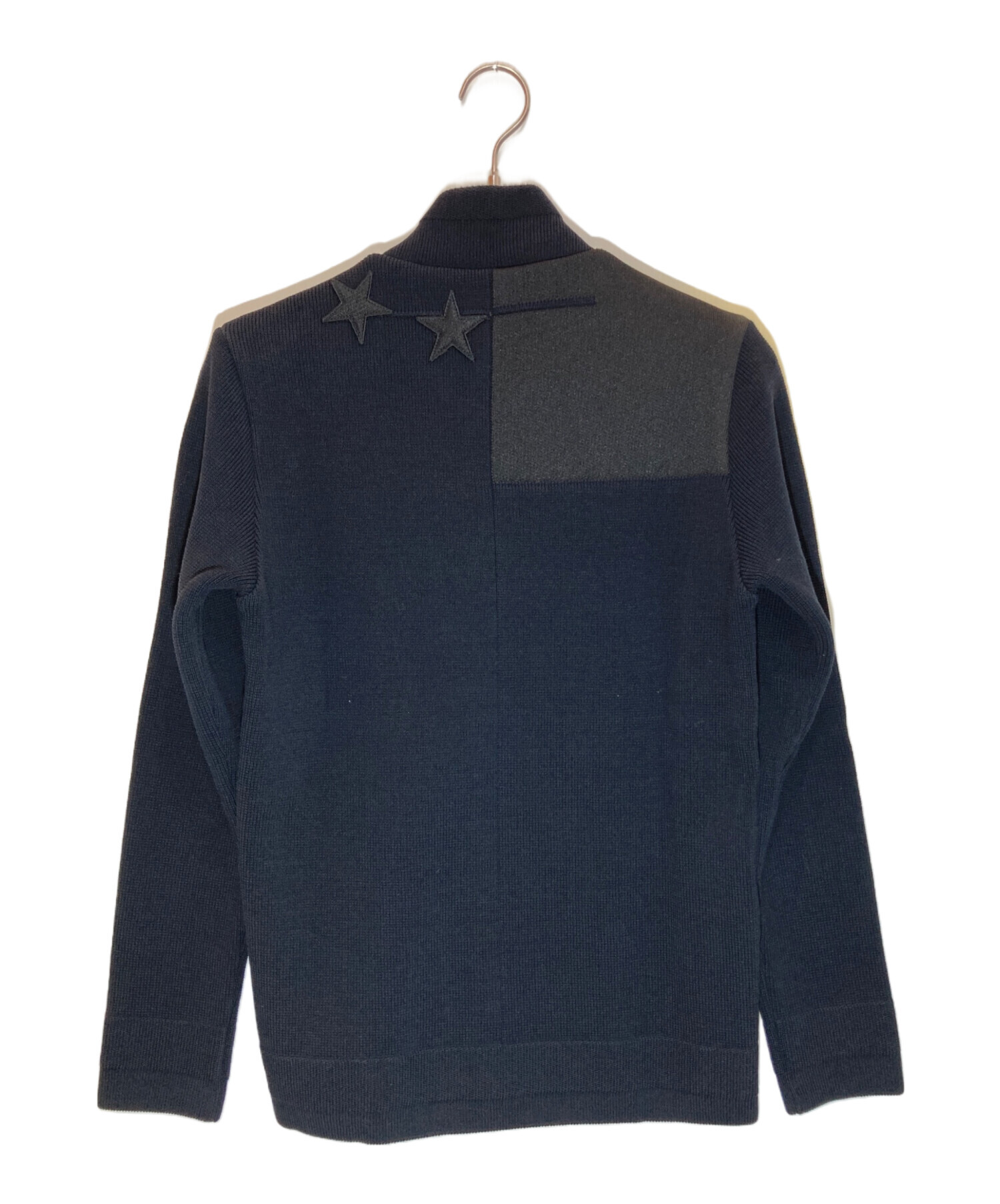 中古・古着通販GIVENCHY (ジバンシィ) スターパッチニット ブラック 
