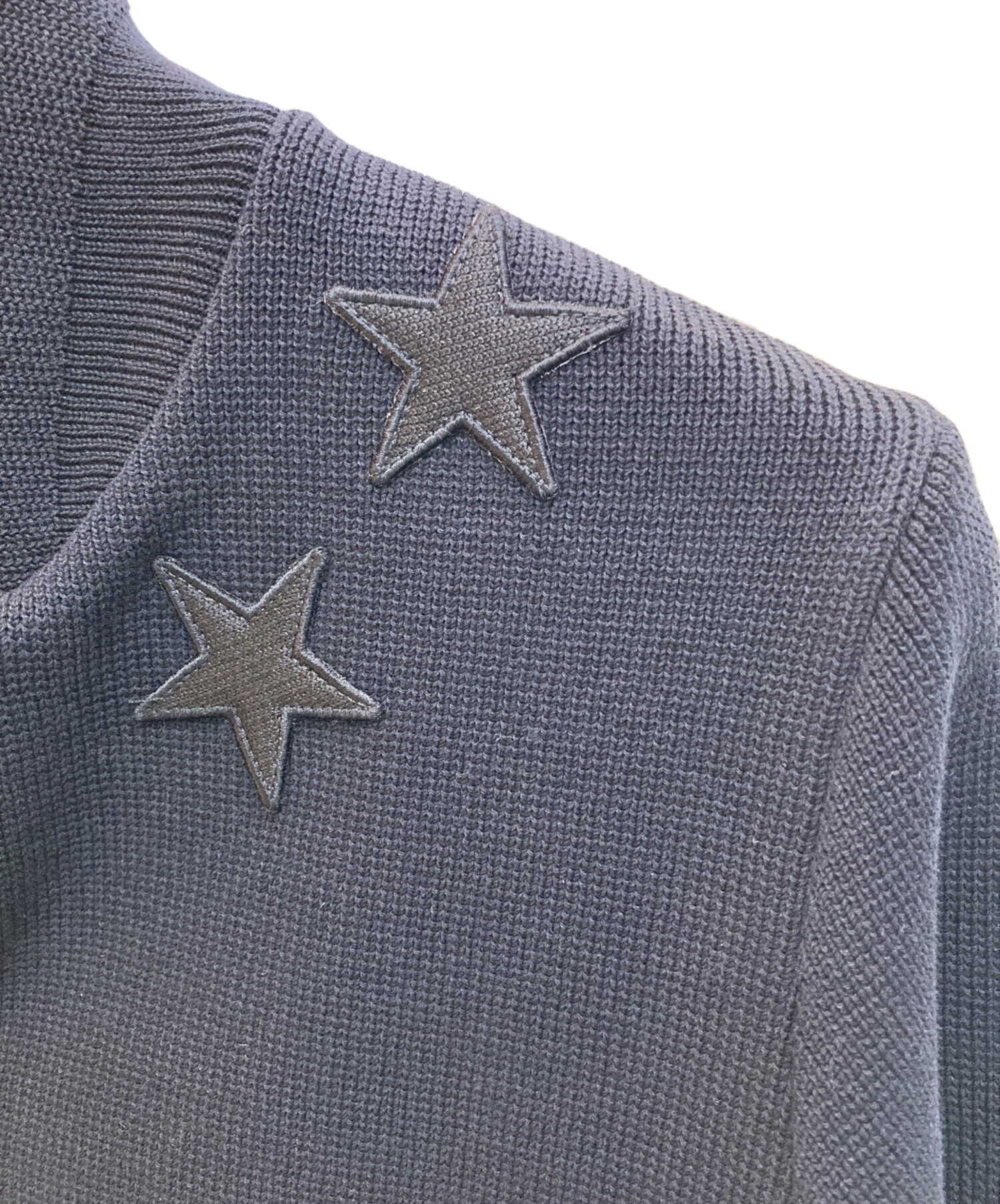 中古・古着通販】GIVENCHY (ジバンシィ) スターパッチニットジャケット 