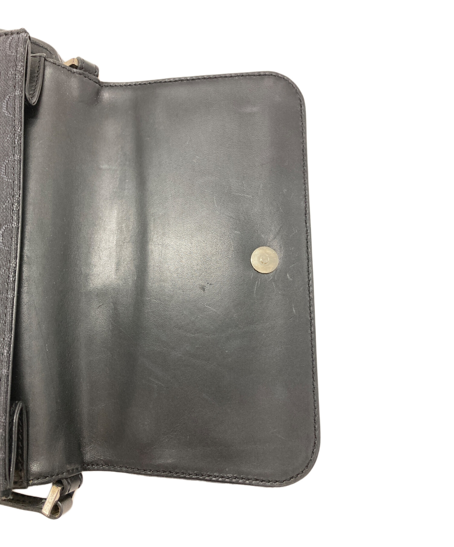 セリーヌ CELINE Cマカダム ドラム キャンバス ショルダーバッグ【中古】 中古・古着通販】CELINE (セリーヌ) Cマカダムワンショルダーバッグ
