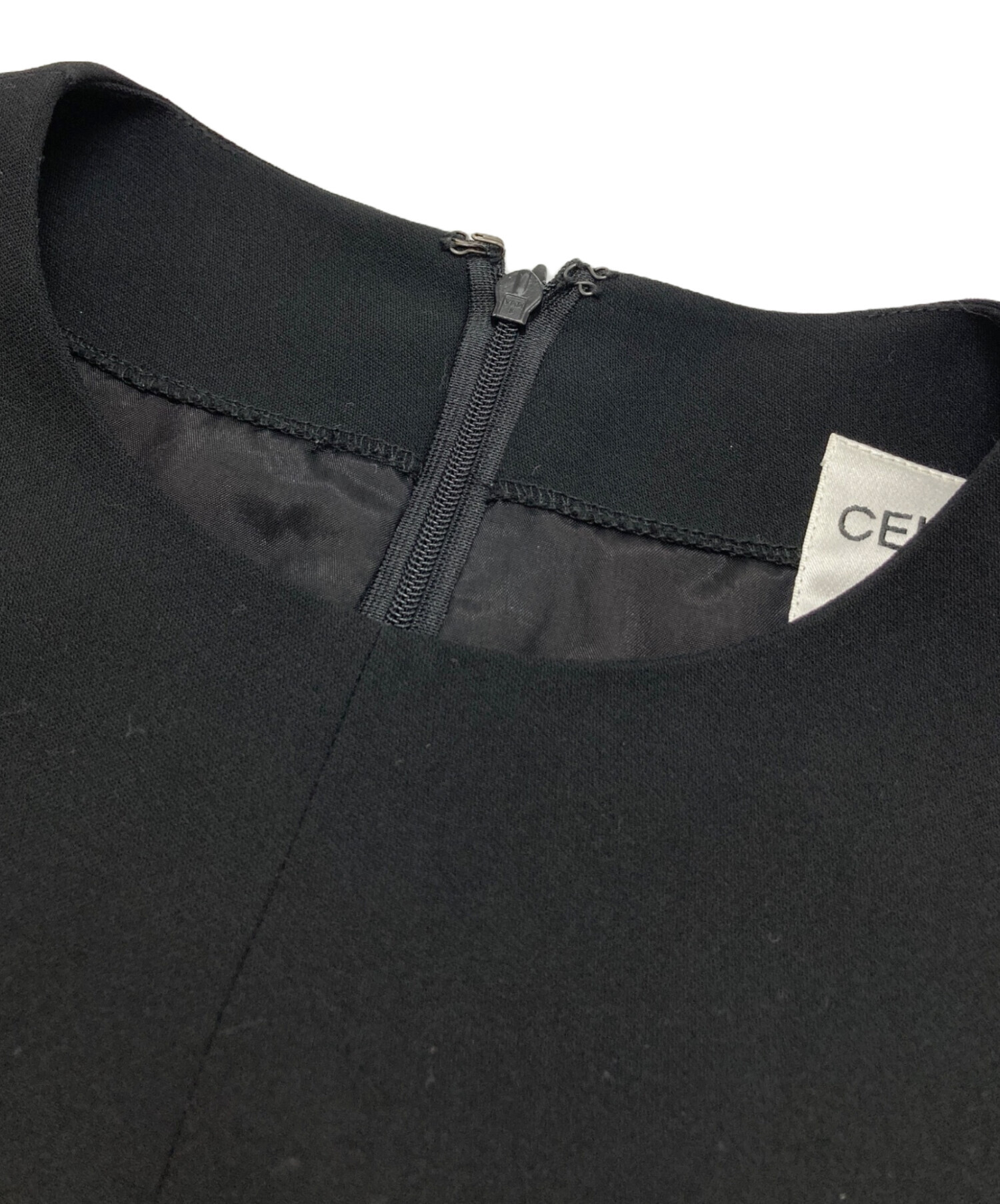 中古・古着通販】CELINE (セリーヌ) オールドウールワンピース 