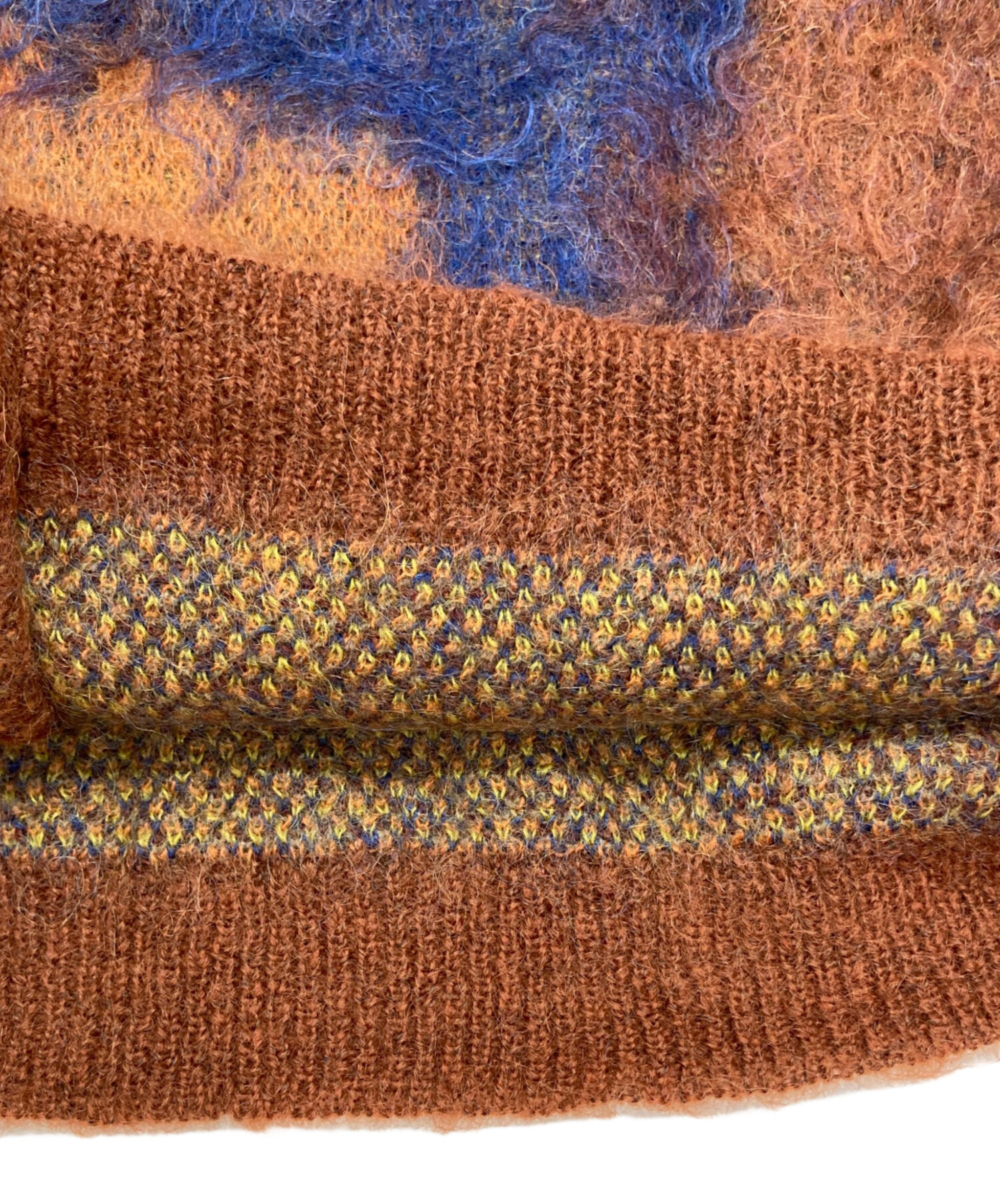 中古・古着通販】YOKE (ヨーク) STILL JACQUARD CARDIGAN ブラウン