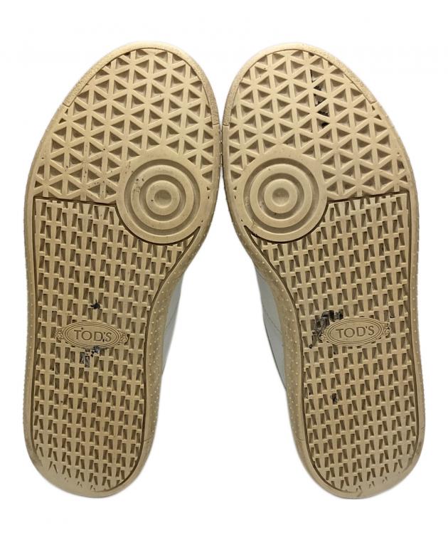 中古・古着通販】TOD'S (トッズ) レザースニーカー ホワイト サイズ