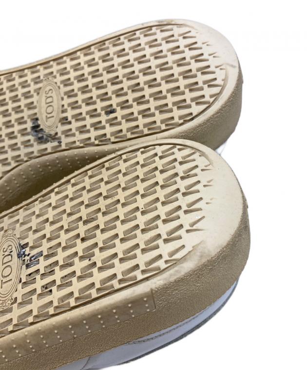 中古・古着通販】TOD'S (トッズ) レザースニーカー ホワイト サイズ