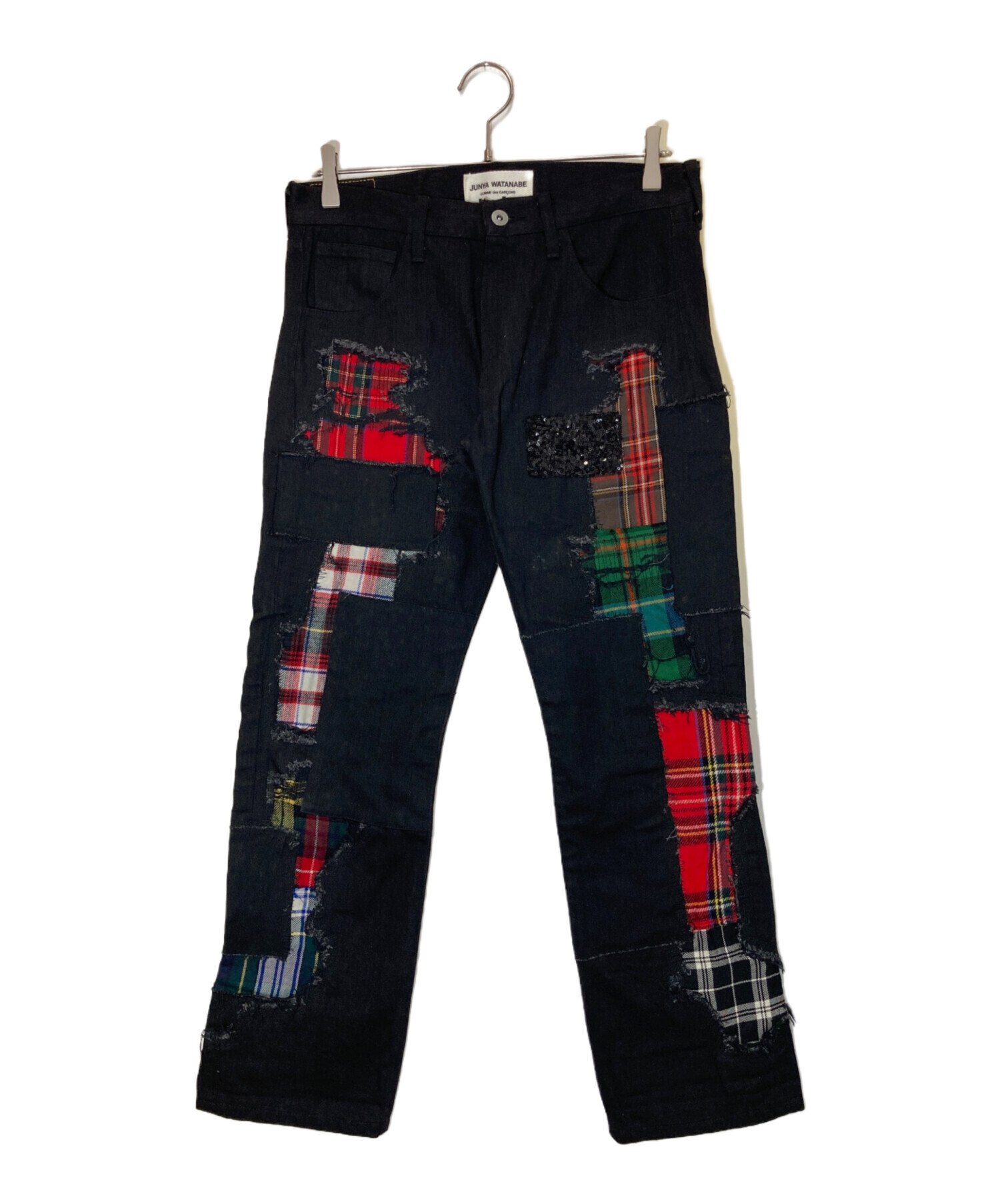 14aw ジュンヤワタナベ コムデギャルソン パッチワーク ポンチョ コート 中古・古着通販】JUNYA WATANABE COMME des GARCONS ((ジュンヤ
