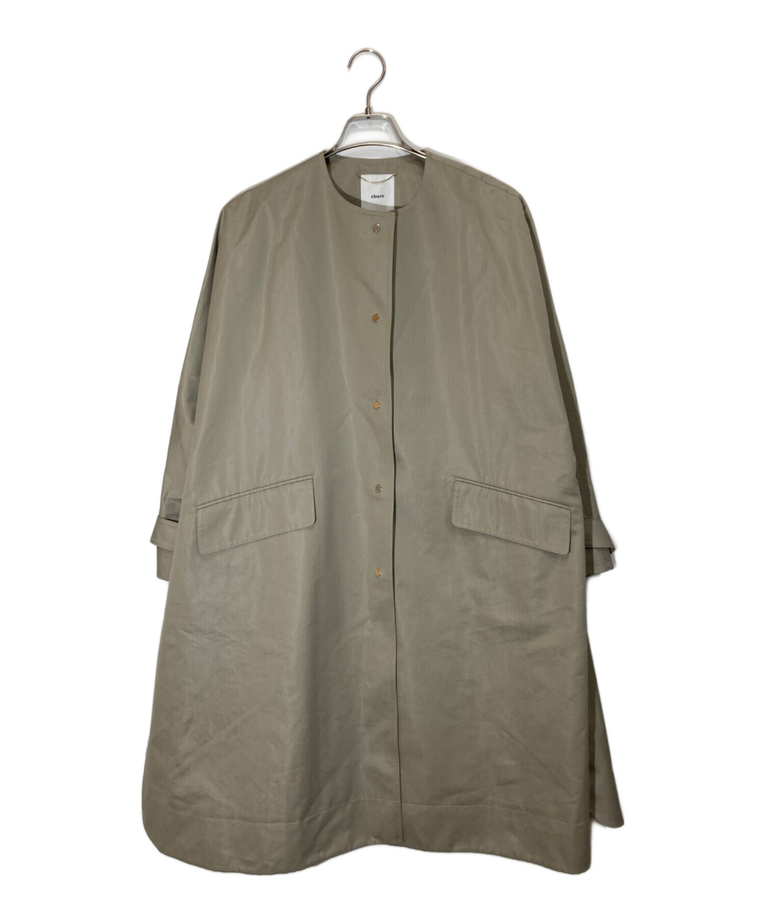 中古・古着通販】EBURE (エブール) ハイカウントコットンツイル コート