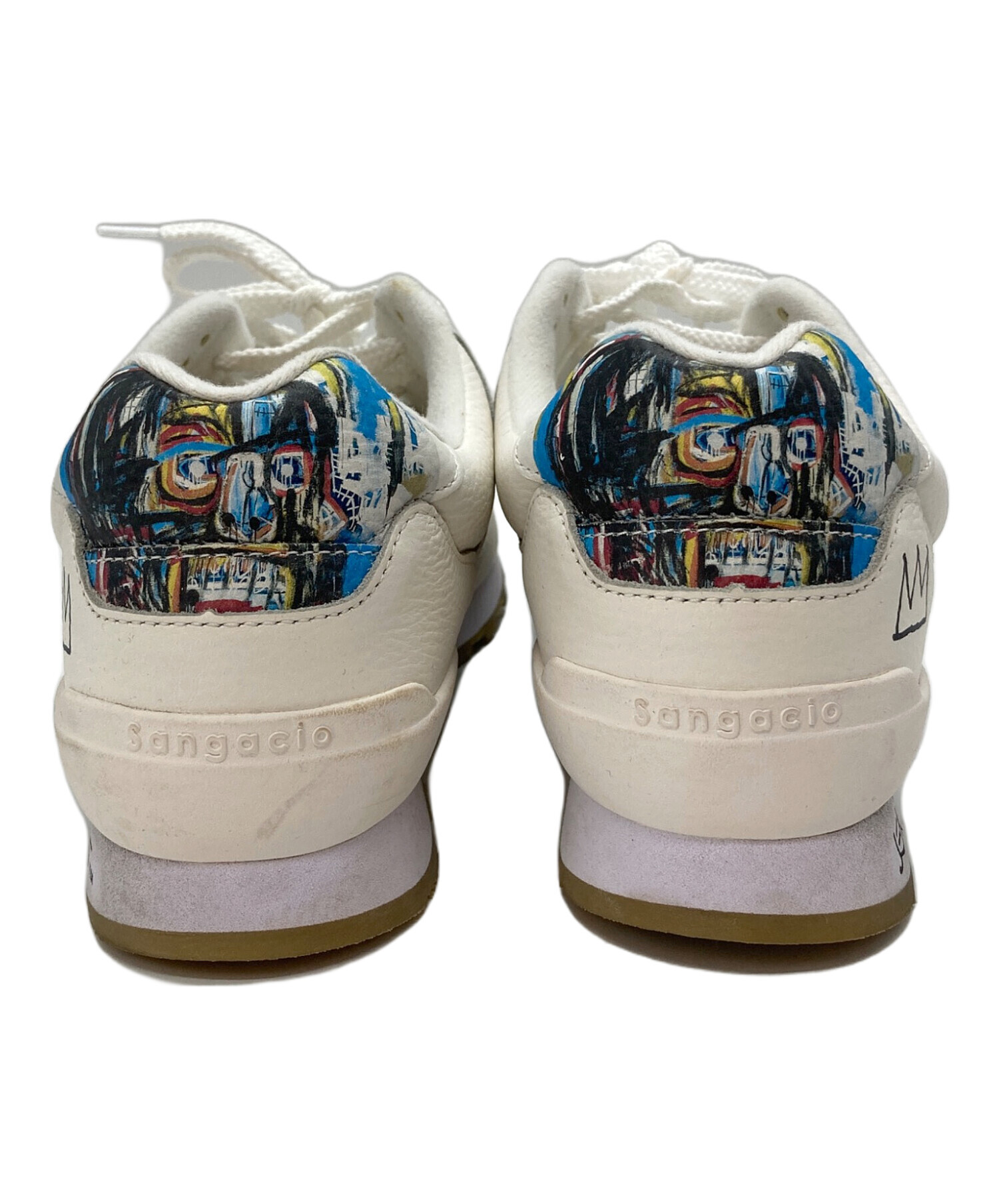 【新品】にゅ　24cm　SANGACIO × BASQUIAT Nyu x Basquiat Limited Collaboration SANGACIO in hand USsize 9.5