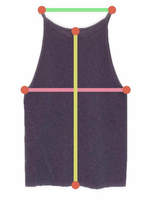 中古・古着通販】Gajess (ガジェス) glitter camisole gold パープル
