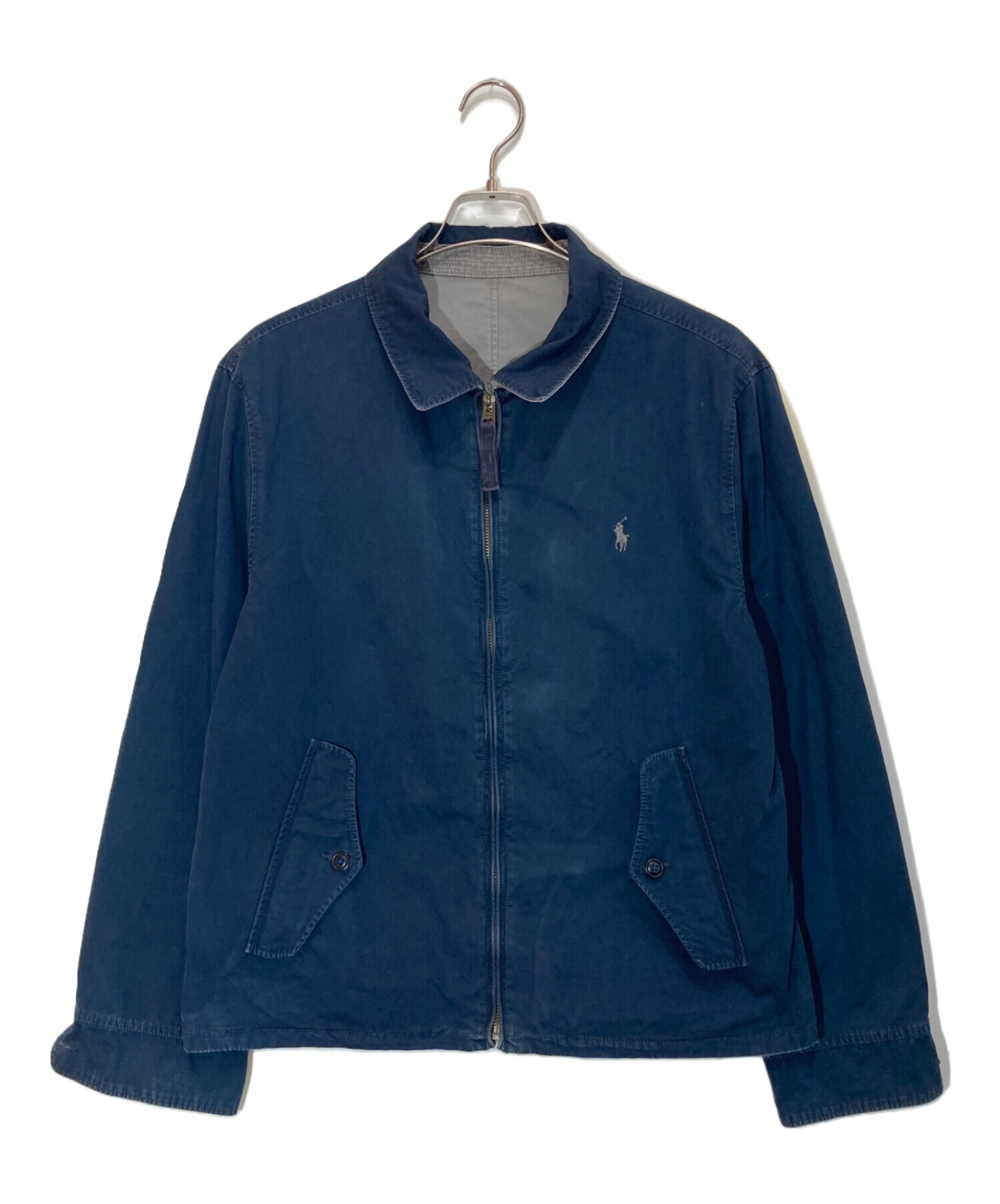Polo Ralph Lauren スイングトップ ネイビー POLO RALPH LAUREN (ポロラルフローレン) ワンポイントロゴ フルジップ