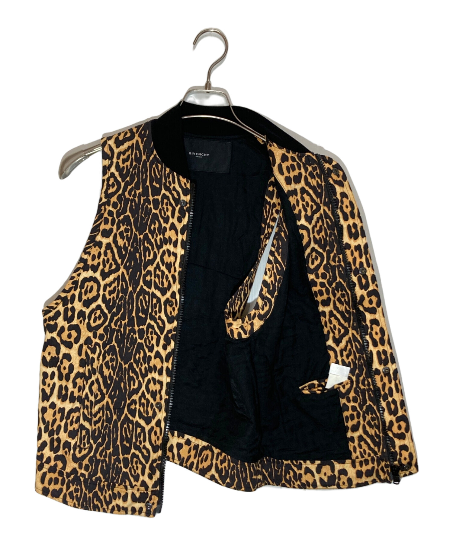 中古・古着通販】GIVENCHY (ジバンシィ) レオパードベスト ブラック