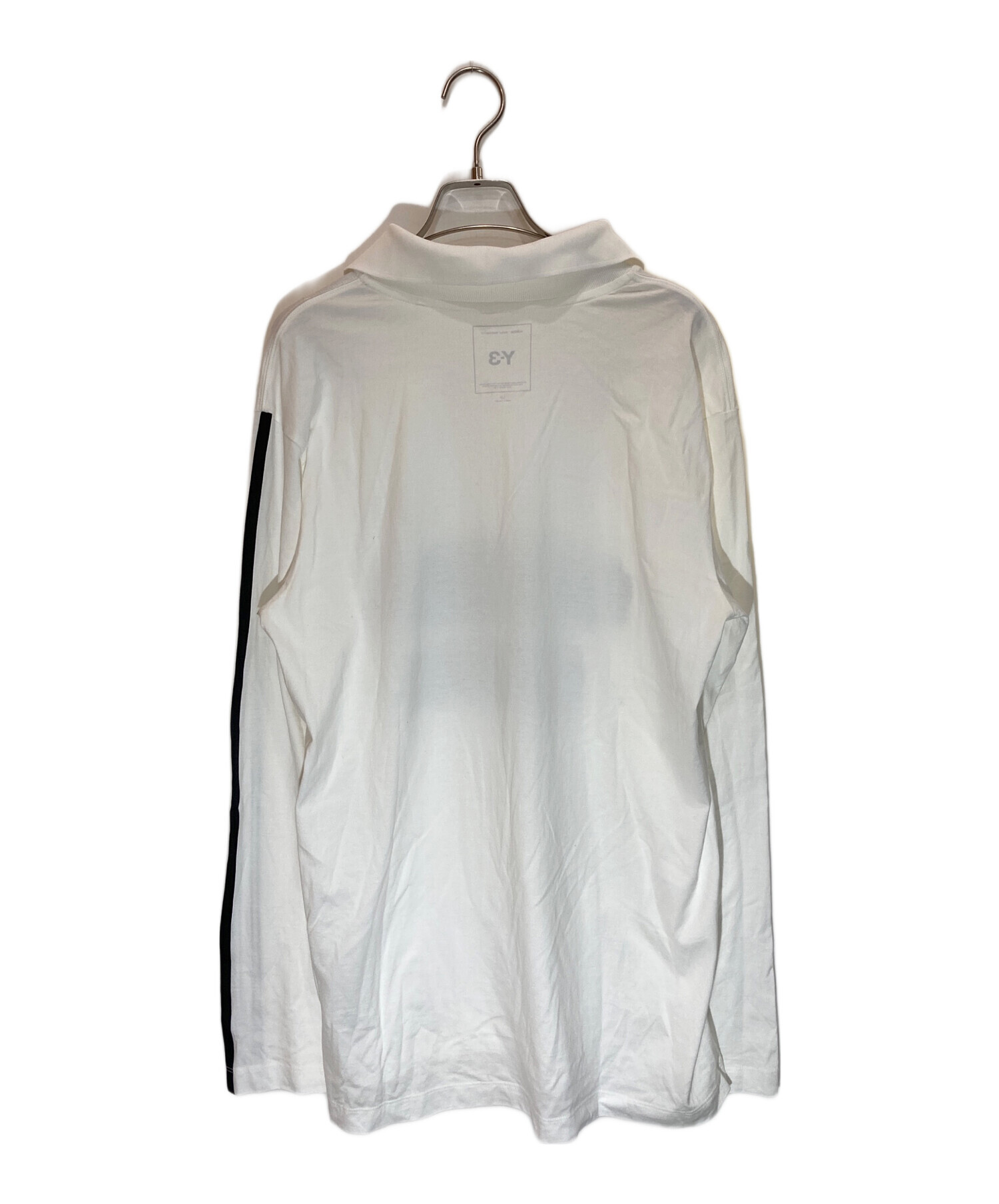 中古・古着通販】Y-3 (ワイスリー) U GFX LOGO LS T ホワイト サイズ:S