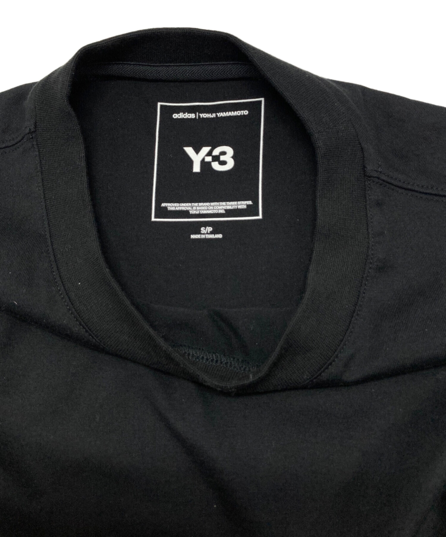 中古・古着通販】Y-3 (ワイスリー) U LS TEE ブラック サイズ:S 