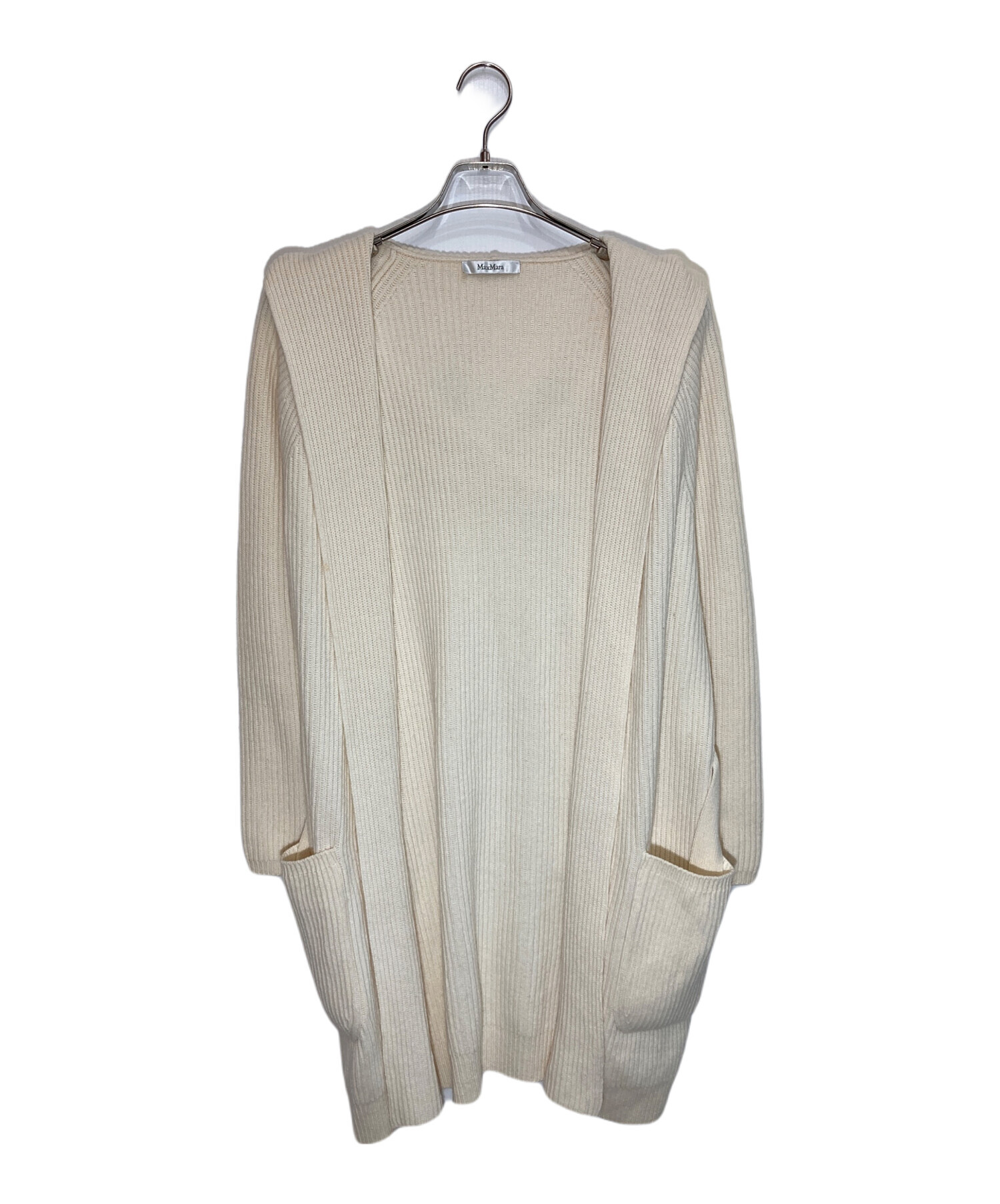 【未使用/定価¥79000-】Max Mara リネン100% カーディガン 中古・古着通販】MaxMara (マックスマーラ) フーデットカシミヤ