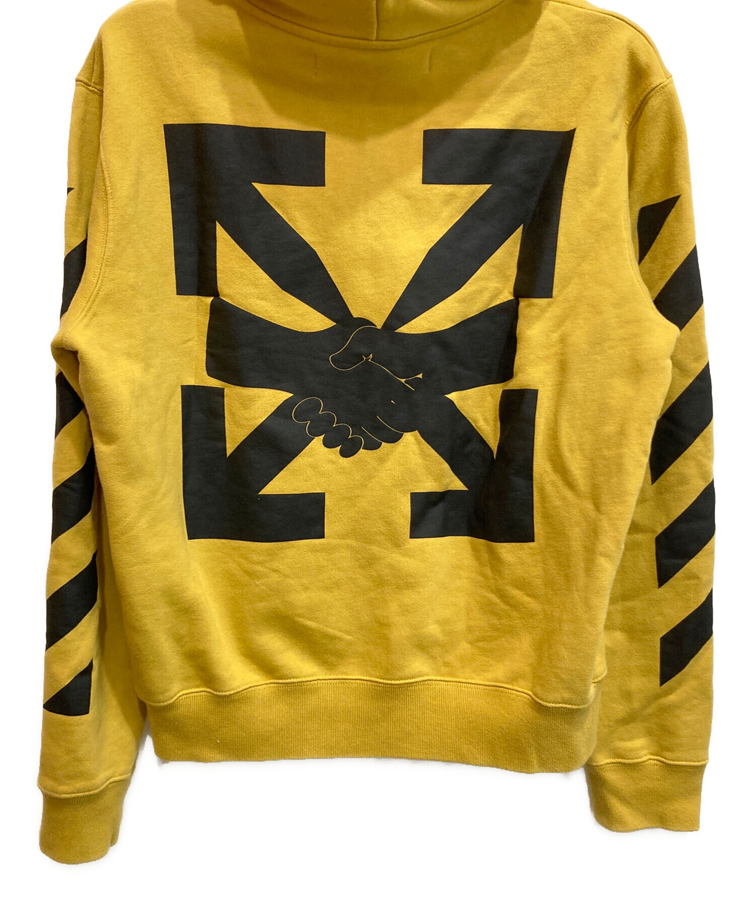 中古・古着通販】OFFWHITE (オフホワイト) ジップパーカー イエロー