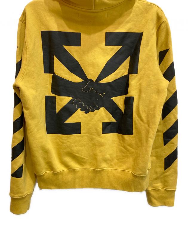 中古・古着通販】OFFWHITE (オフホワイト) ジップパーカー イエロー
