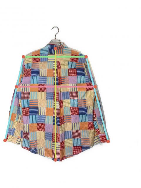 中古・古着通販】J.CREW (ジェイクルー) パッチワークシャツ マルチ