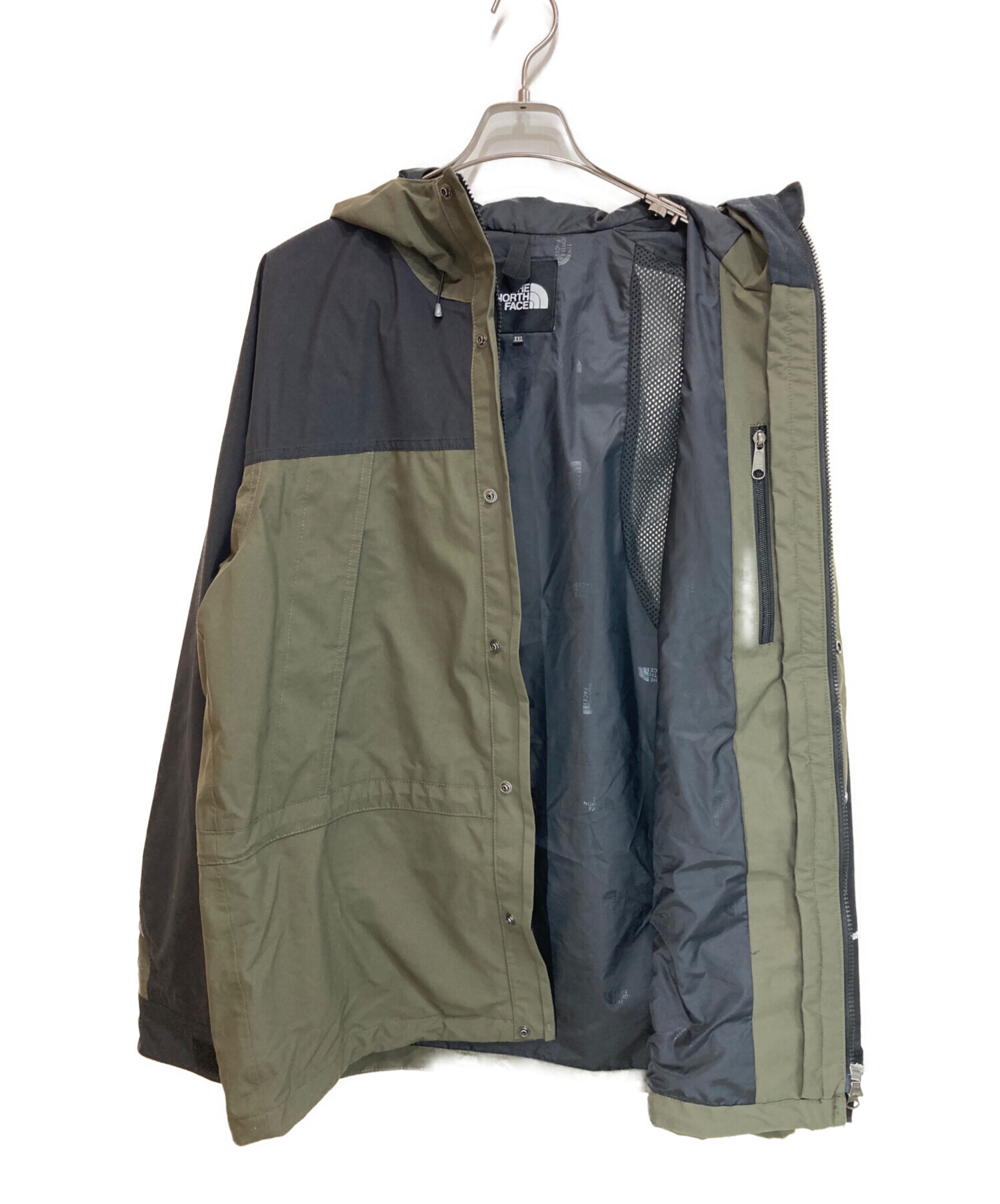 ザノースフェイス MOUNTAIN LIGHT JACKET グレープリーフ中古 中古・古着通販】THE NORTH FACE (ザ ノース フェイス) MOUNTAIN LIGHT