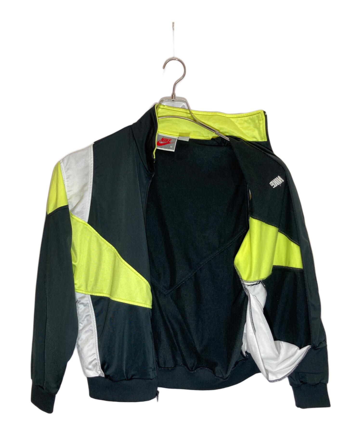 中古・古着通販】NIKE (ナイキ) トラックジャケット ブラック×イエロー