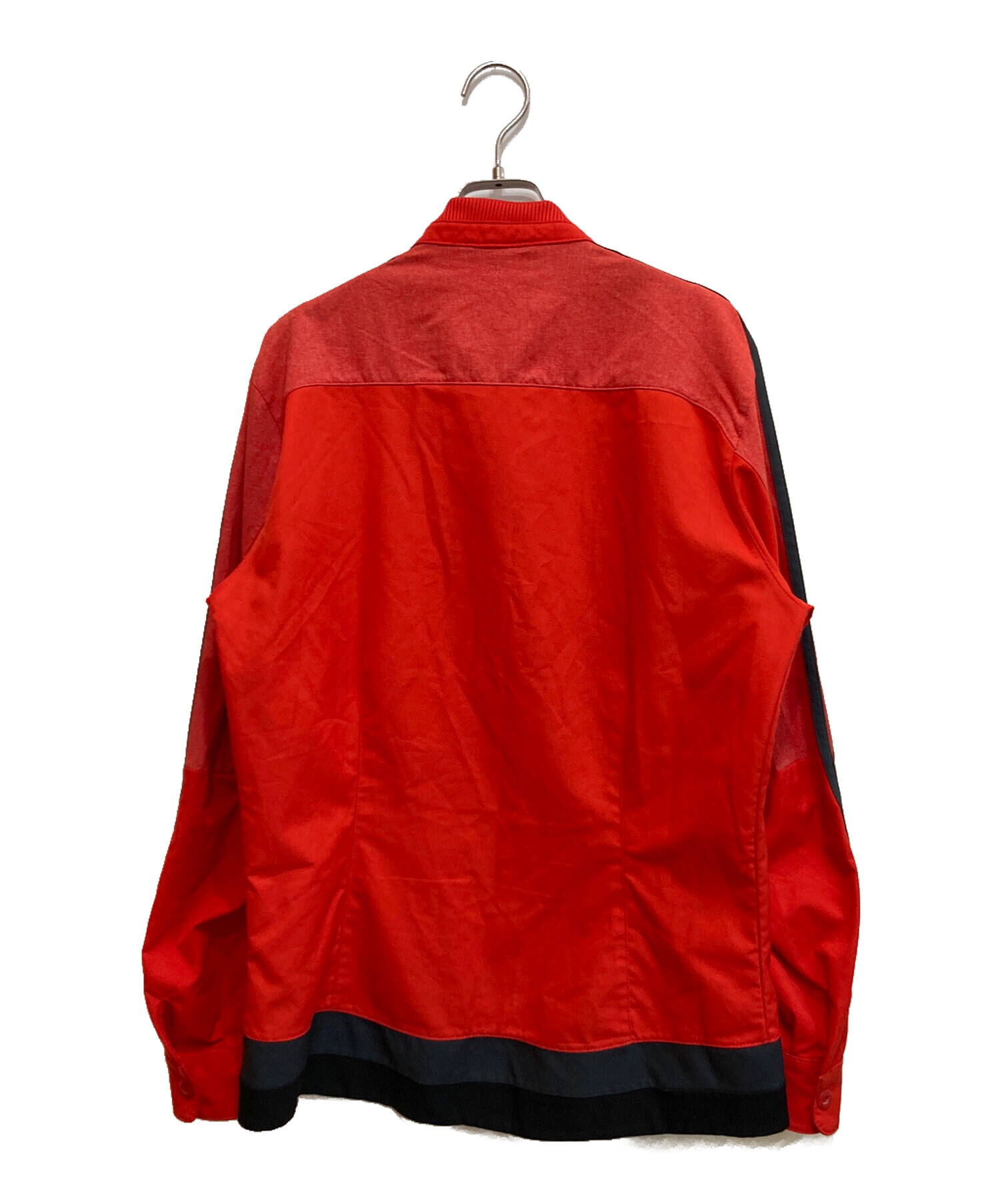  アディダス ブルゾン（その他） L 赤 【古着】【中古】 中古・古着通販】adidas (アディダス) フットボールジャケット レッド