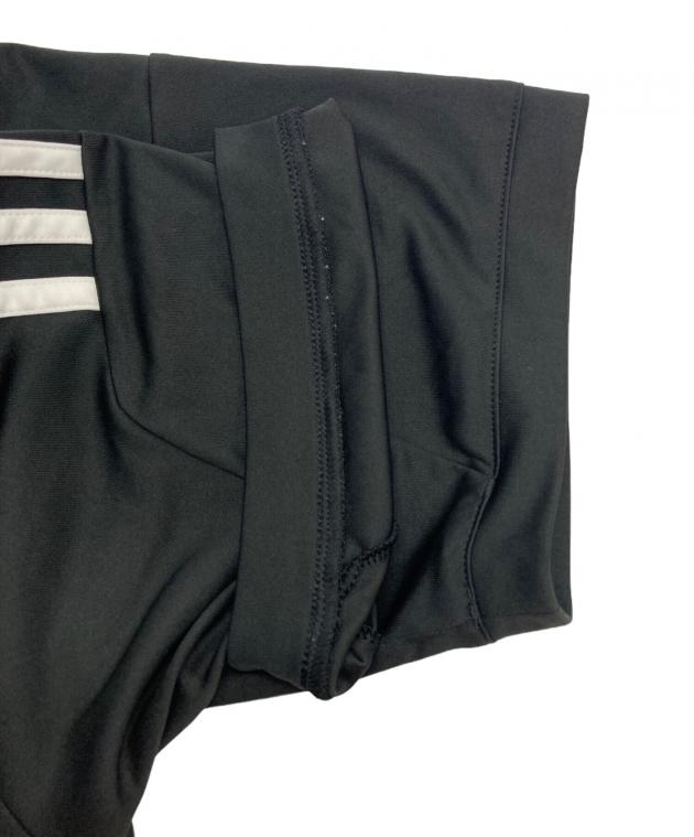 8SM1 adidas ゲームシャツ　ブラック　M スポーツ　古着 00年代 adidas アディダス ユニフォーム ゲームシャツ メンズXL 古着