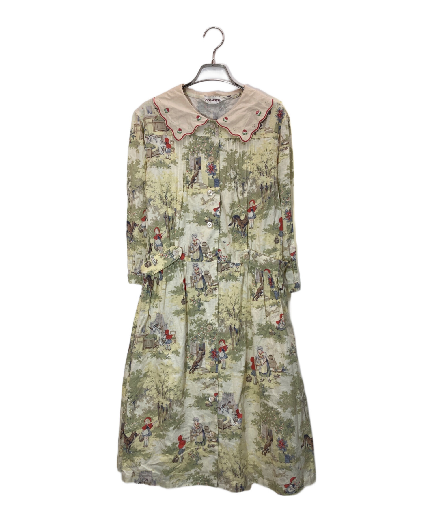 Jane Marple ジェーンマープル プリーツサロペットワンピース Jane