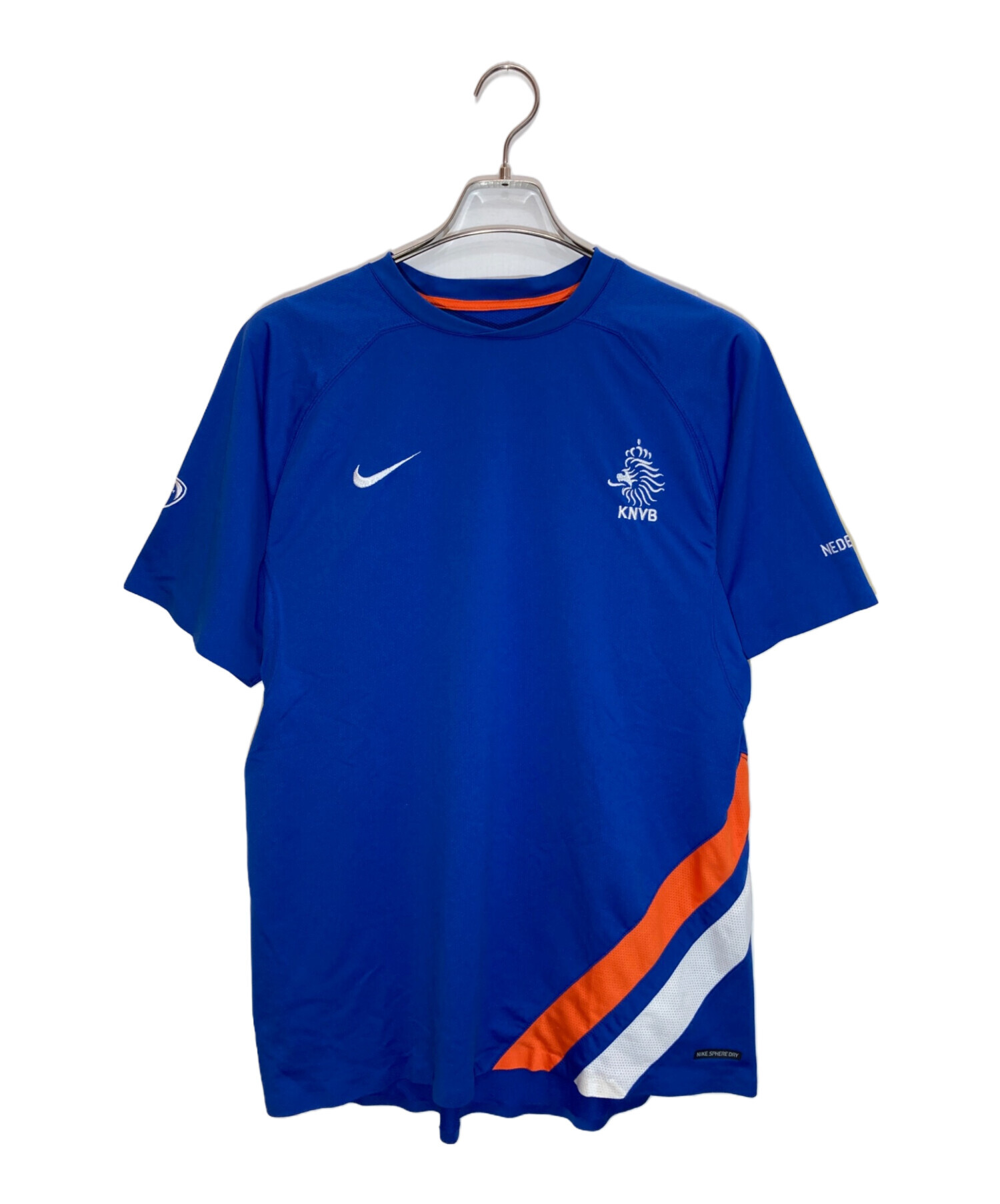 00s NIKE　ビッグプリント　セットアップ　ユニフォーム　ナイキ　古着 中古・古着通販】NIKE (ナイキ) ゲームシャツ ブルー サイズ:L