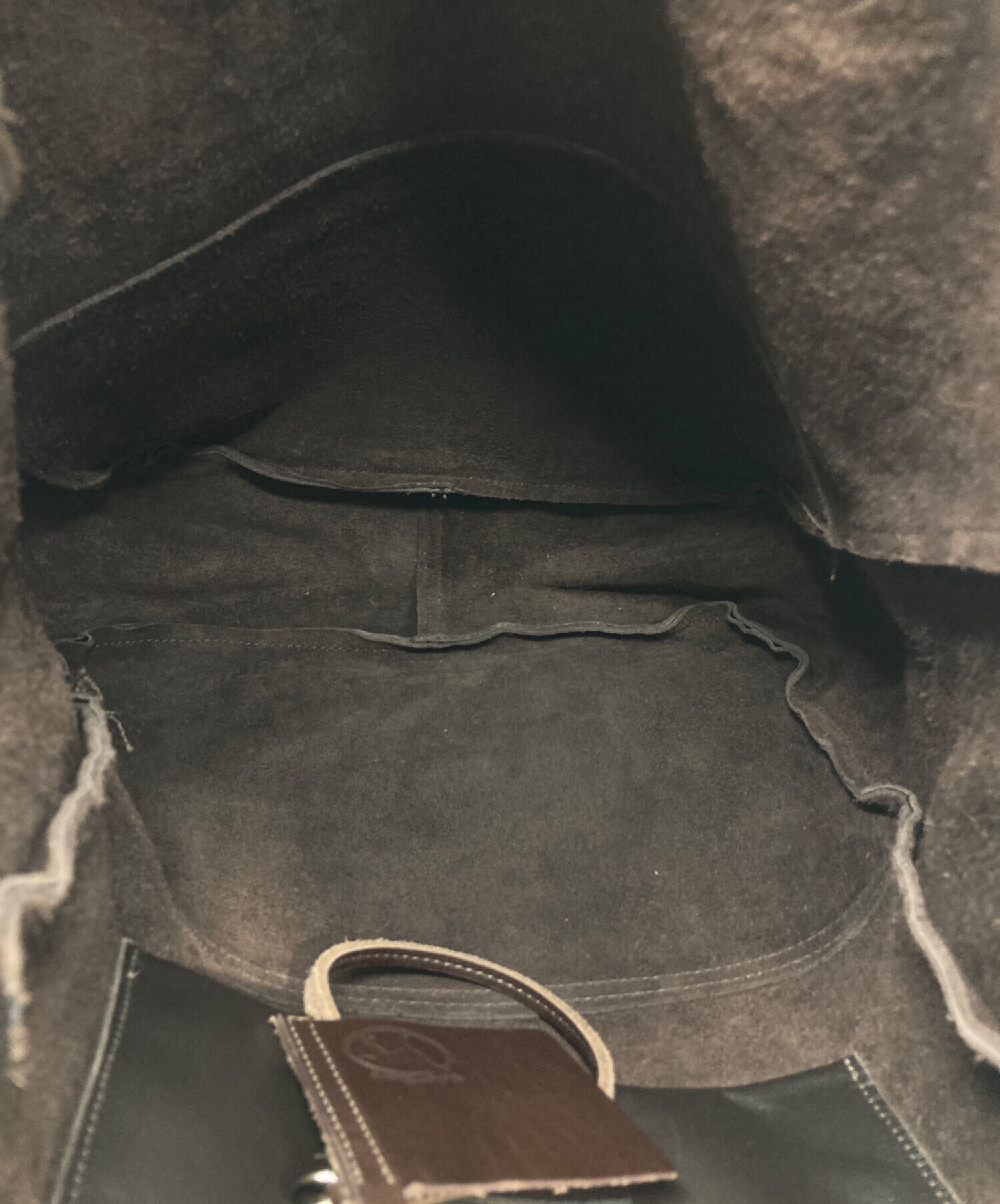 中古・古着通販】VANSON (バンソン) レザートートバッグ ブラウン