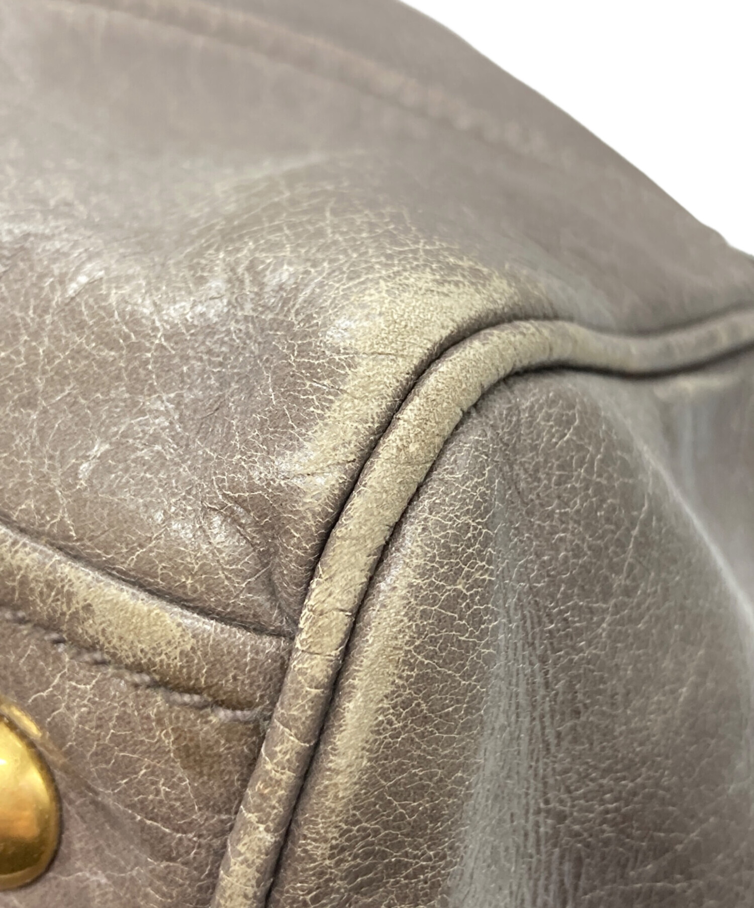 中古・古着通販】MIU MIU (ミュウミュウ) VITELLO SHINE 2WAYレザー