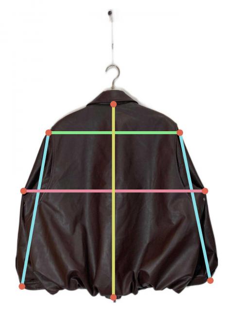 中古・古着通販】CLANE (クラネ) FAKE LEATHER BALLOON JACKET
