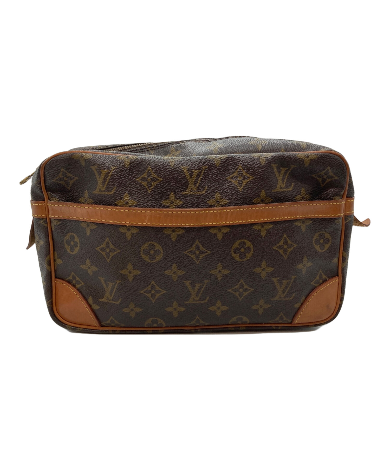 Louis Vuitton クラッチバッグ ブラウン 中古・古着通販】LOUIS VUITTON (ルイ ヴィトン) クラッチバッグ
