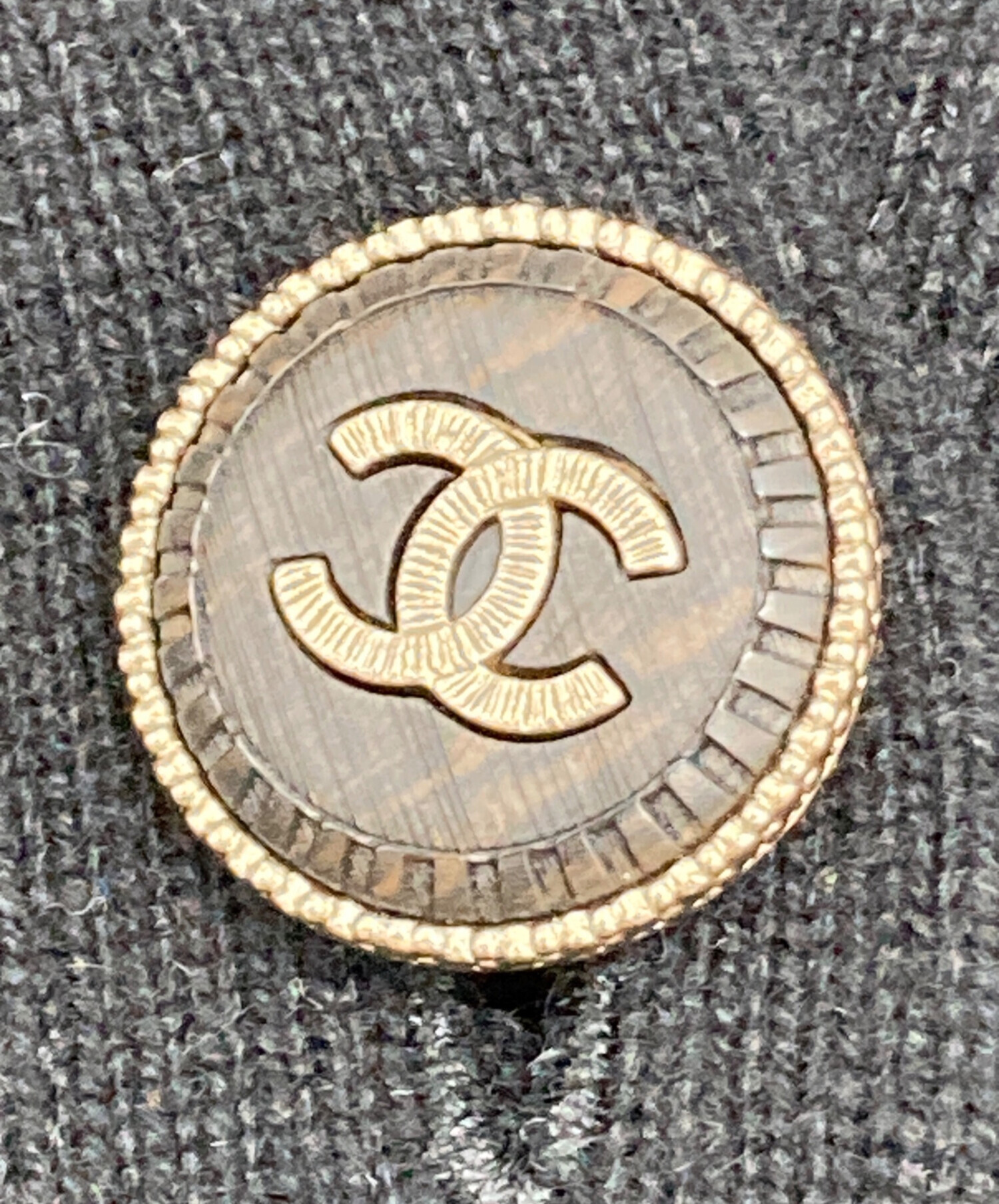 中古・古着通販】CHANEL (シャネル) ココマークボタンカシミヤ 