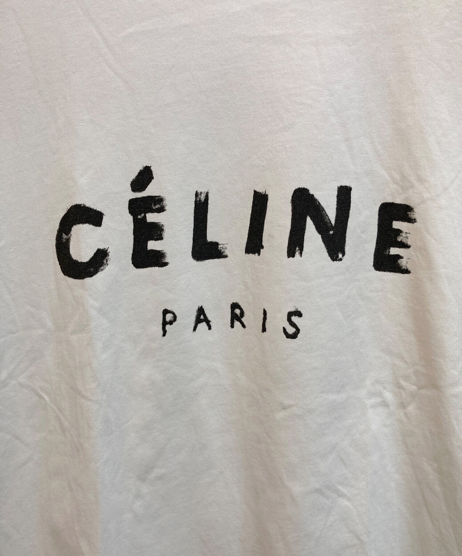 中古・古着通販】CELINE (セリーヌ) フィービー期ロゴTシャツ ホワイト